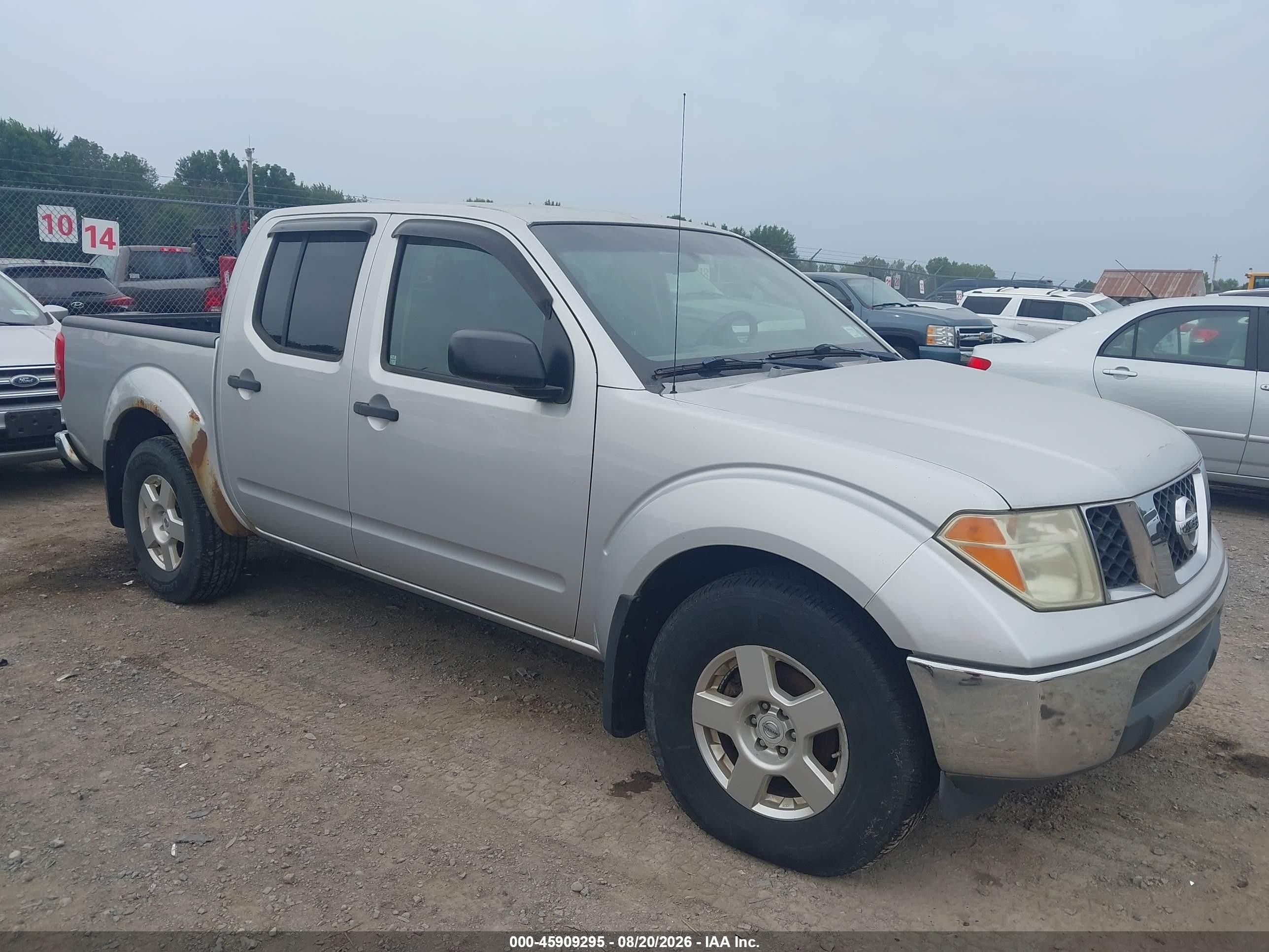 2008 Nissan Frontier Se Серебряный vin: 1N6AD07W28C430073