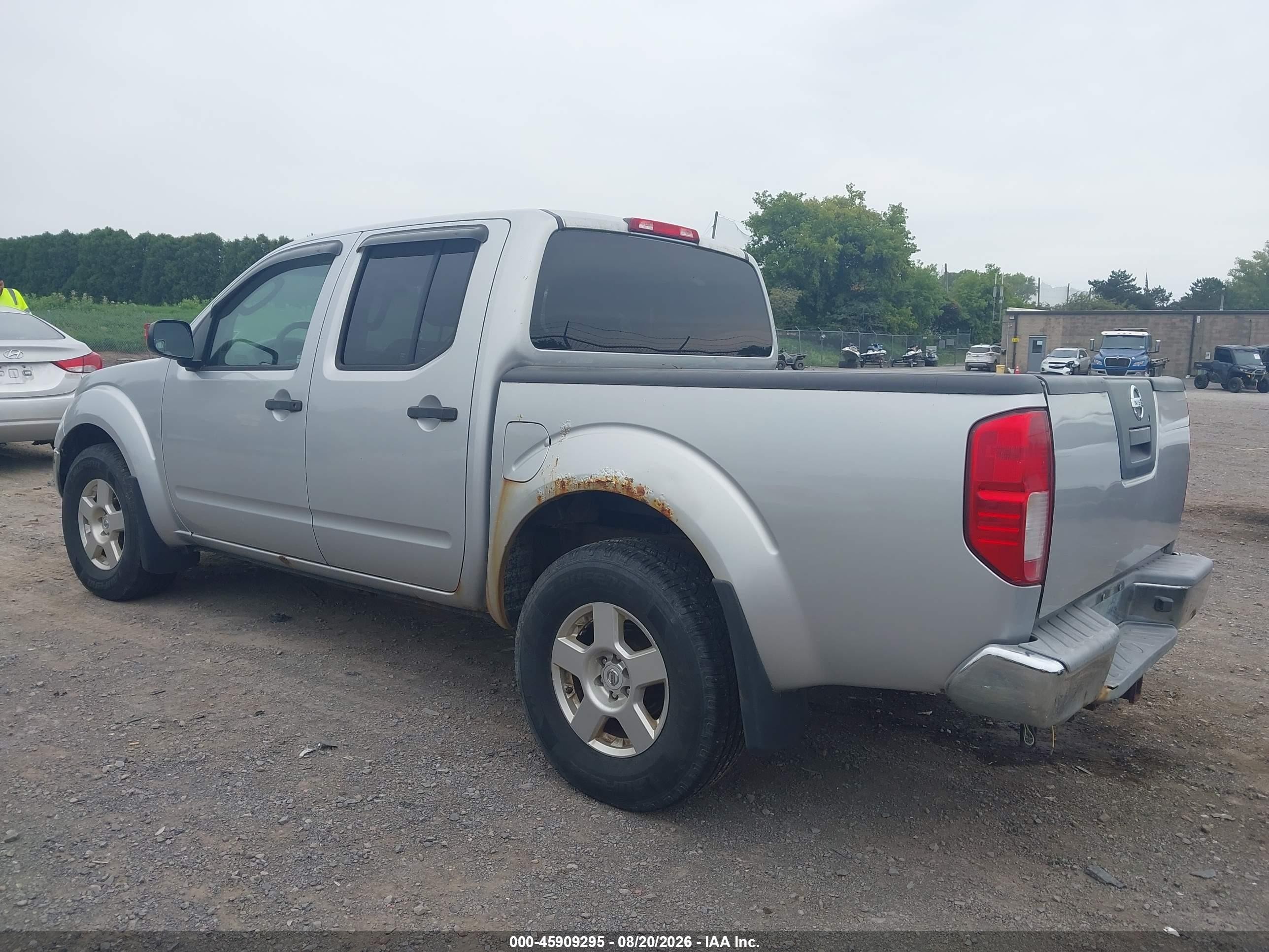 2008 Nissan Frontier Se Silver vin: 1N6AD07W28C430073