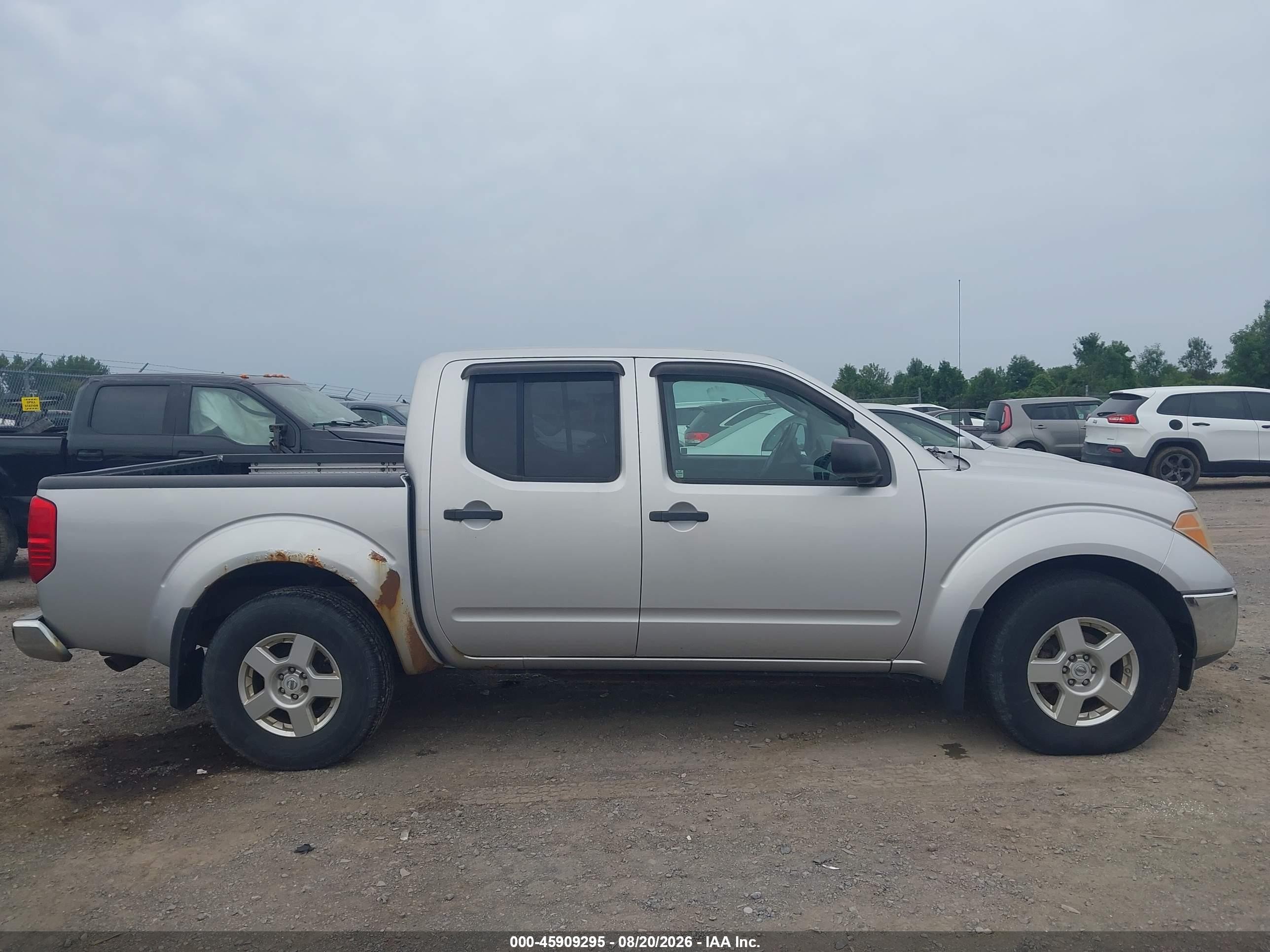2008 Nissan Frontier Se Silver vin: 1N6AD07W28C430073