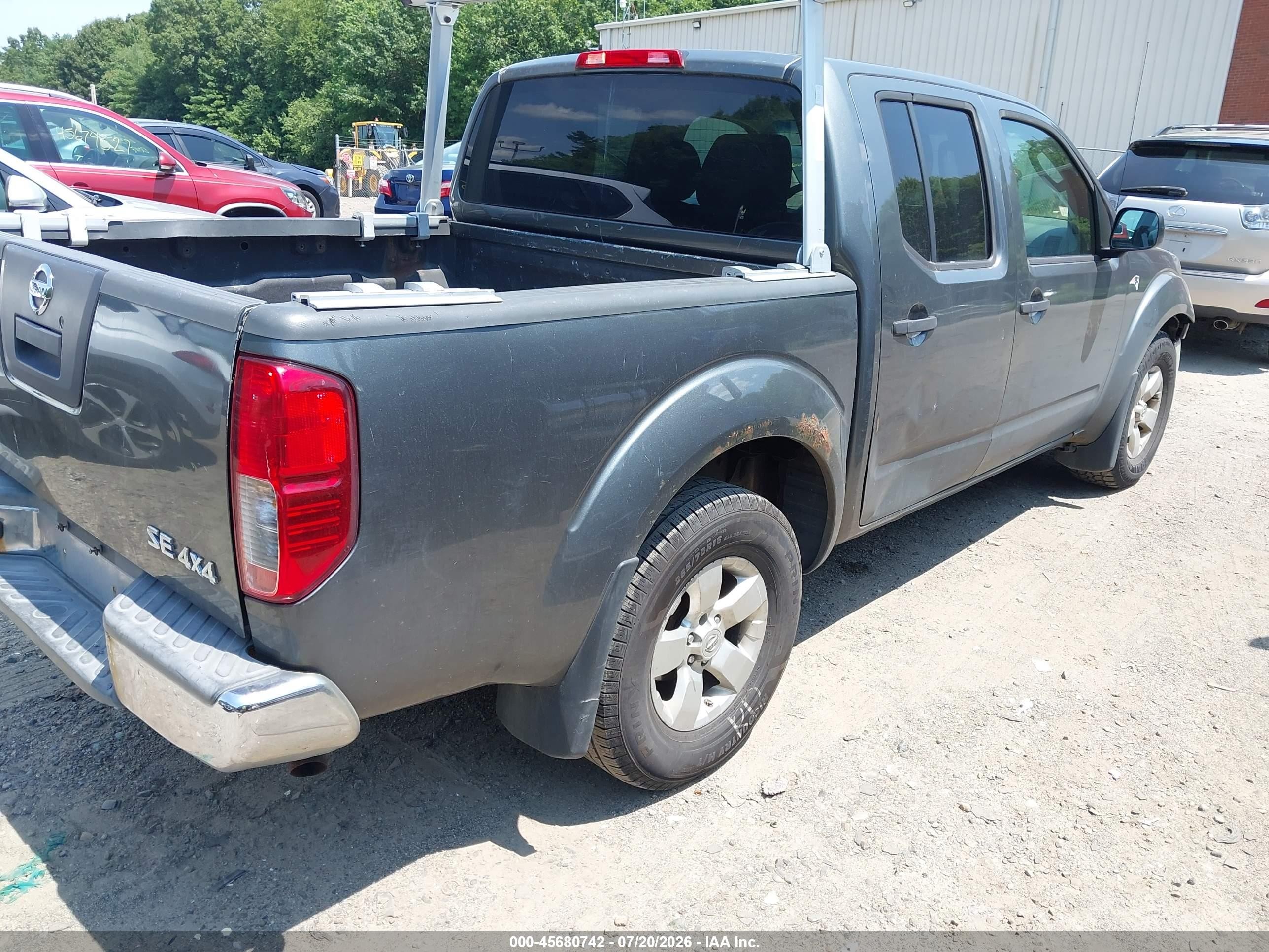 2009 Nissan Frontier Se Gray vin: 1N6AD07W29C426851