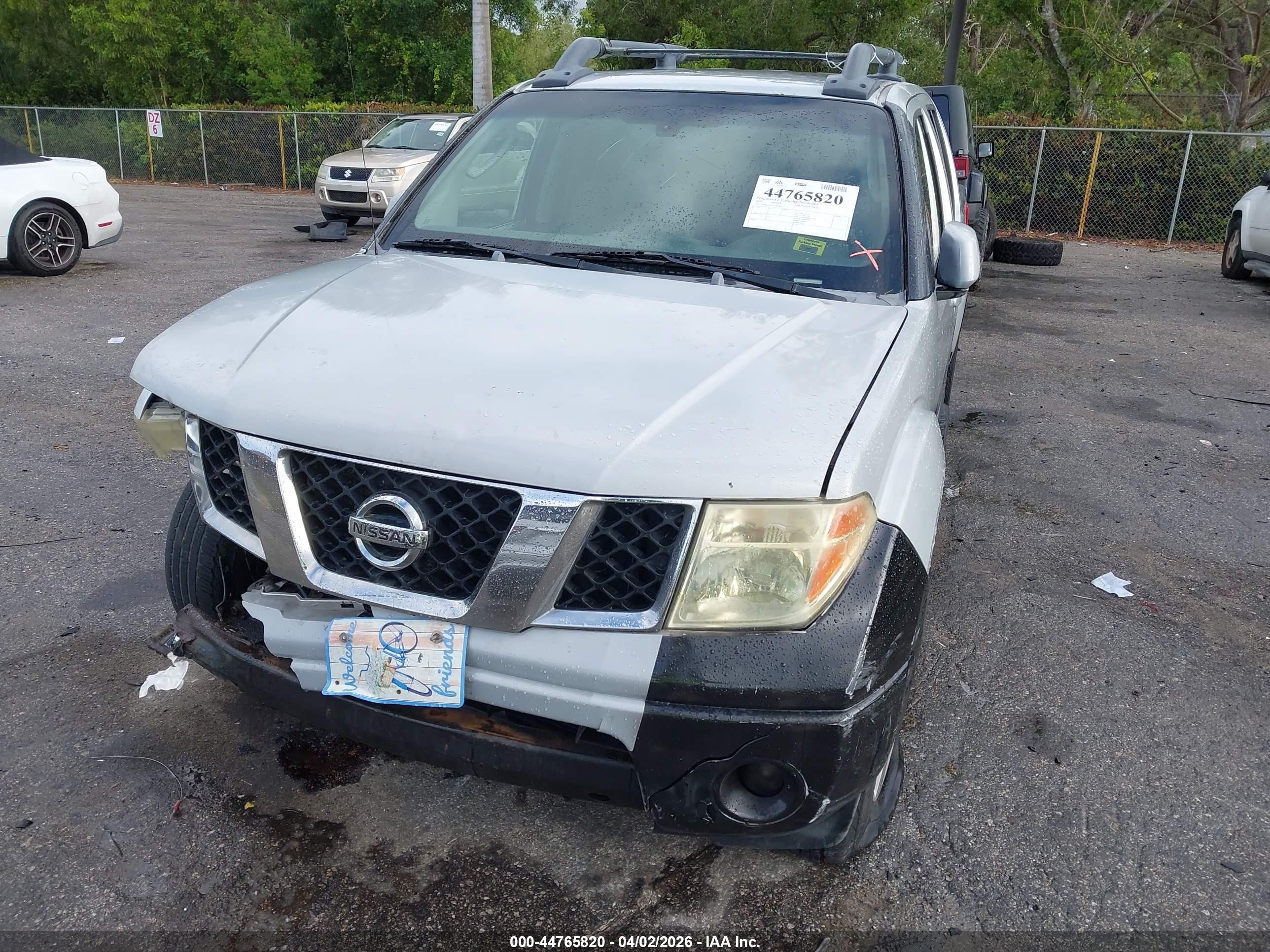 2005 Nissan Frontier Le Silver vin: 1N6AD07W35C404903