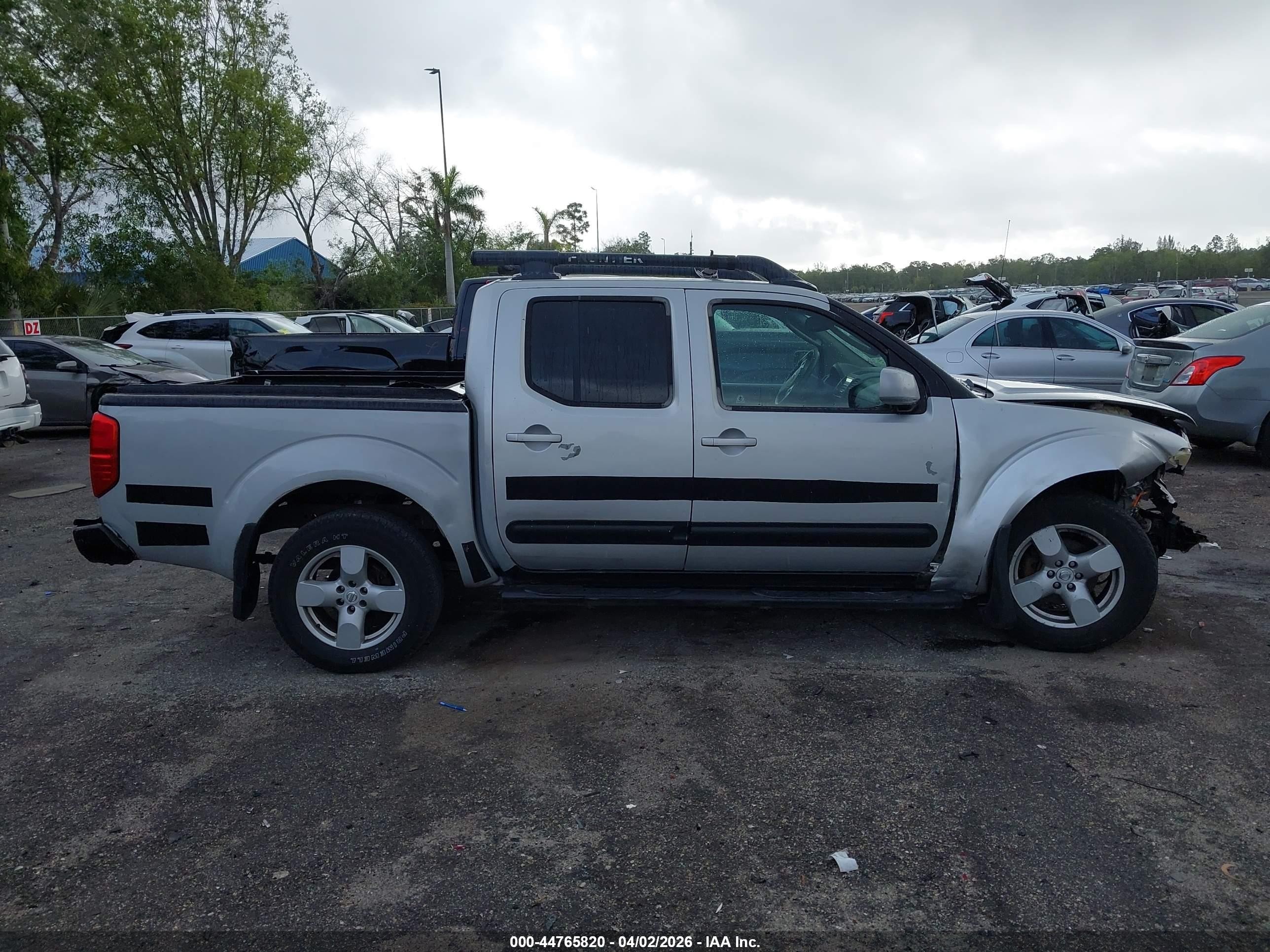 2005 Nissan Frontier Le Silver vin: 1N6AD07W35C404903