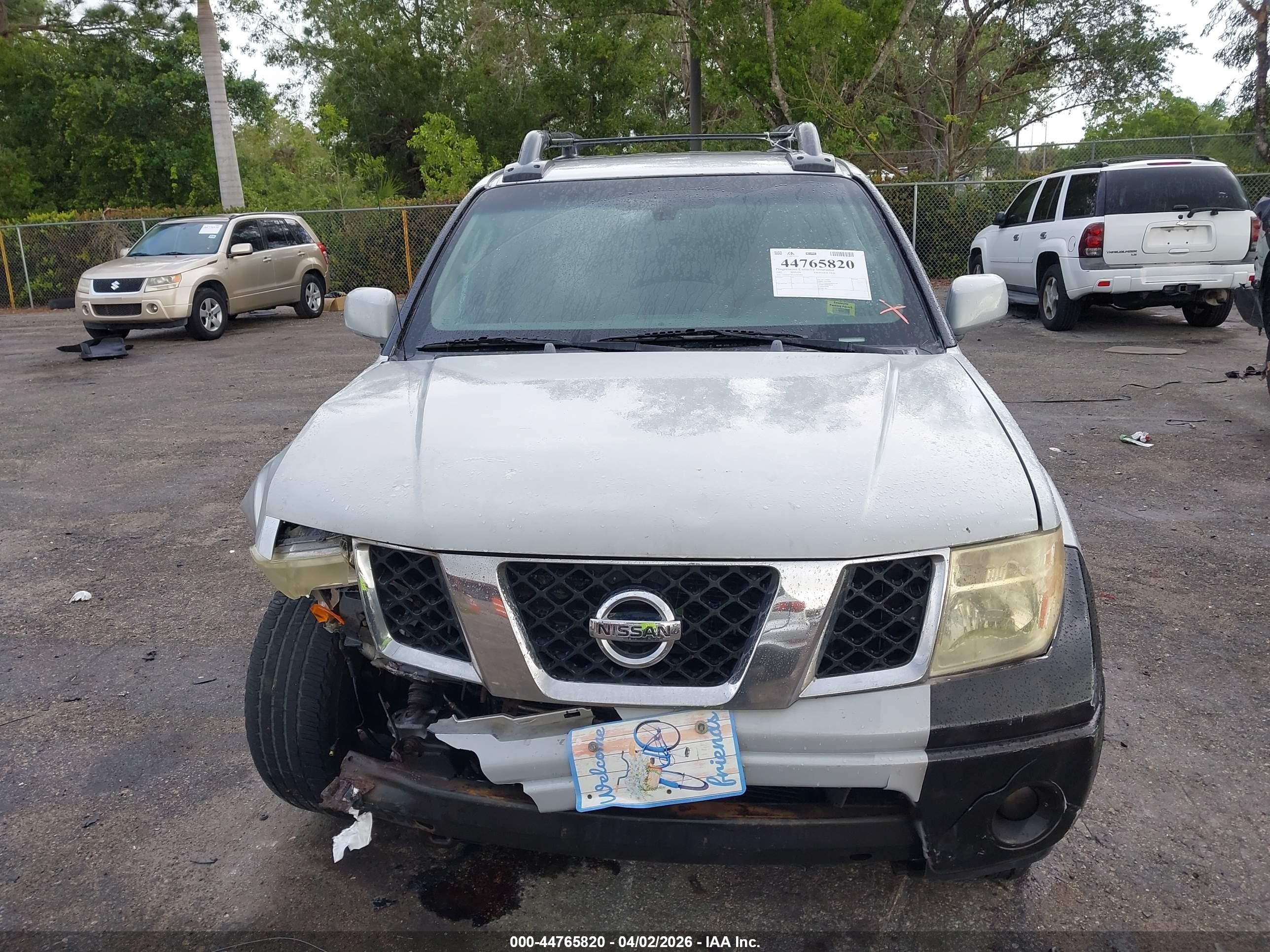2005 Nissan Frontier Le Silver vin: 1N6AD07W35C404903