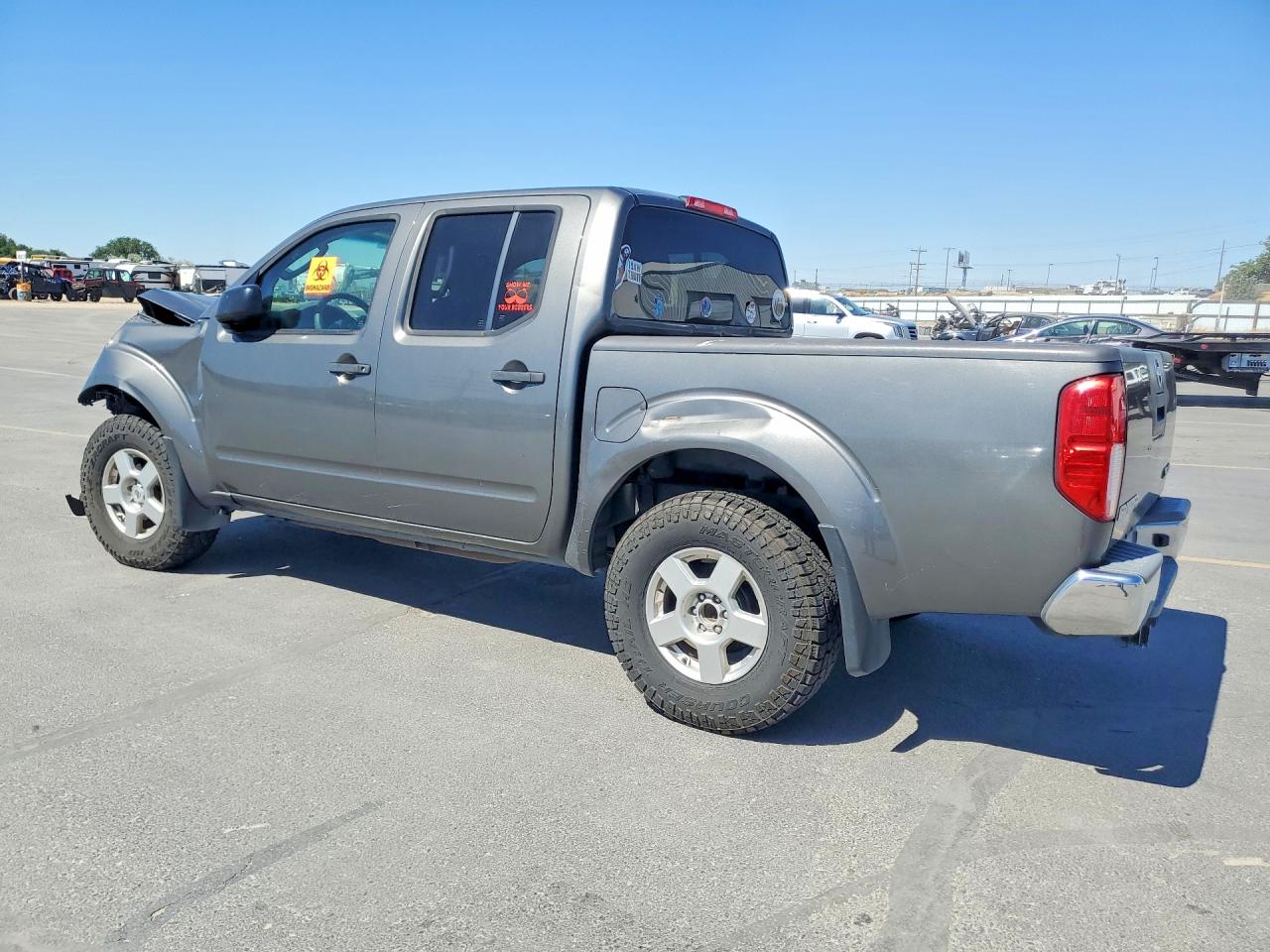 2008 Nissan Frontier Se V6 Gray vin: 1N6AD07W38C409104