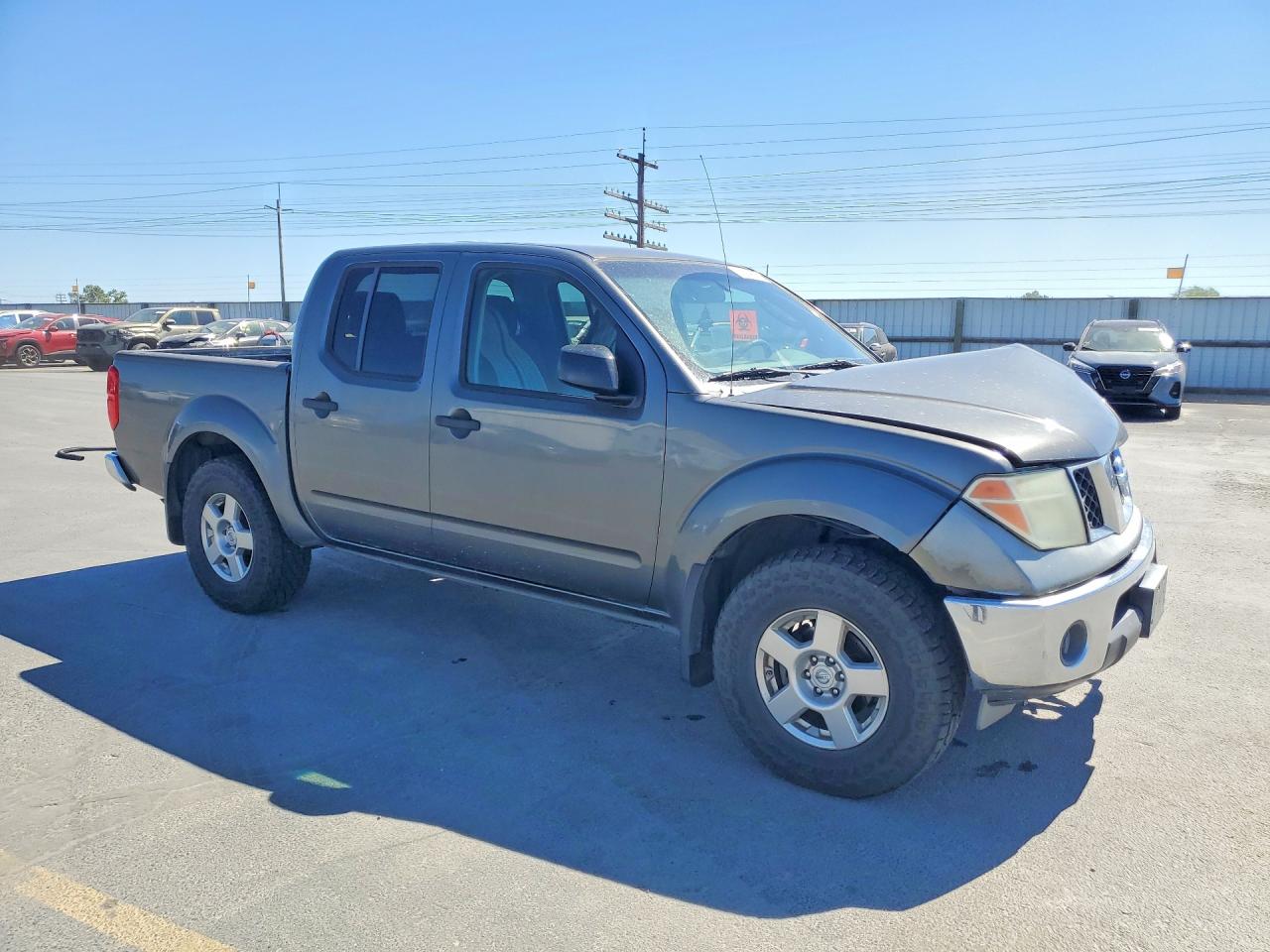 2008 Nissan Frontier Se V6 Gray vin: 1N6AD07W38C409104