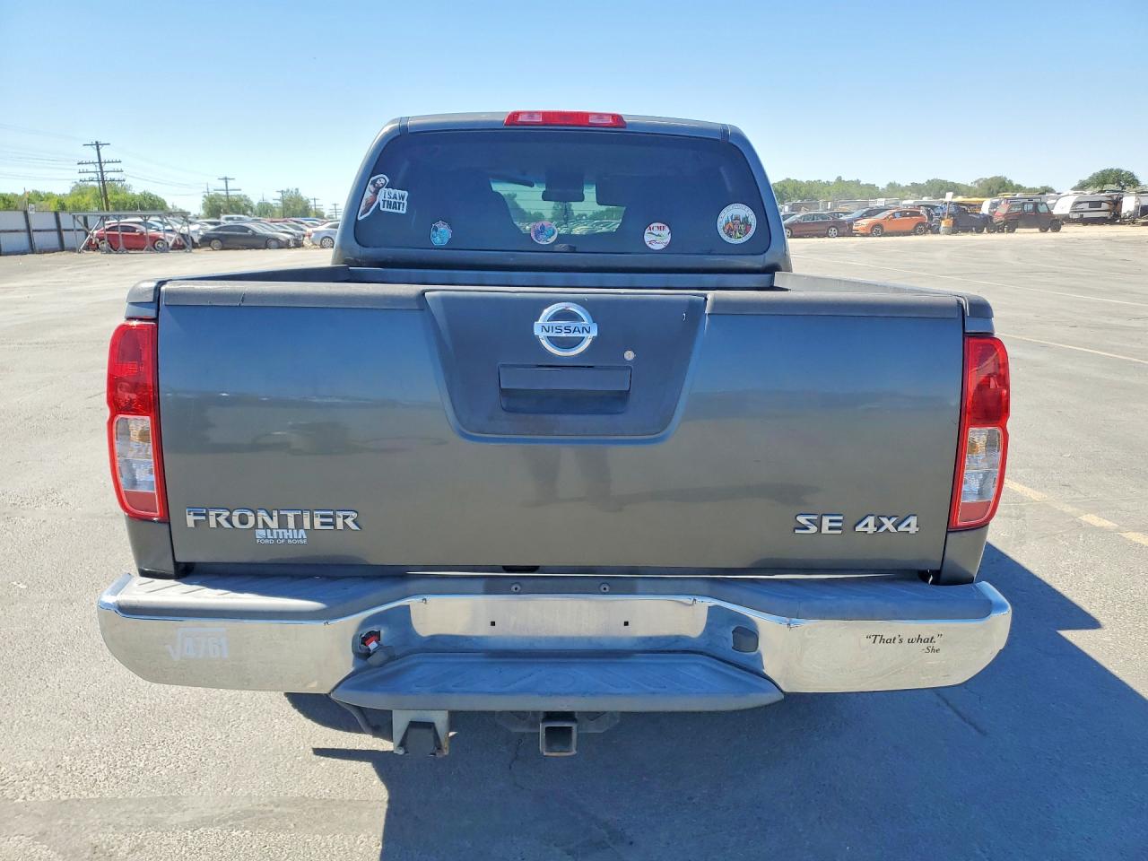 2008 Nissan Frontier Se V6 Gray vin: 1N6AD07W38C409104