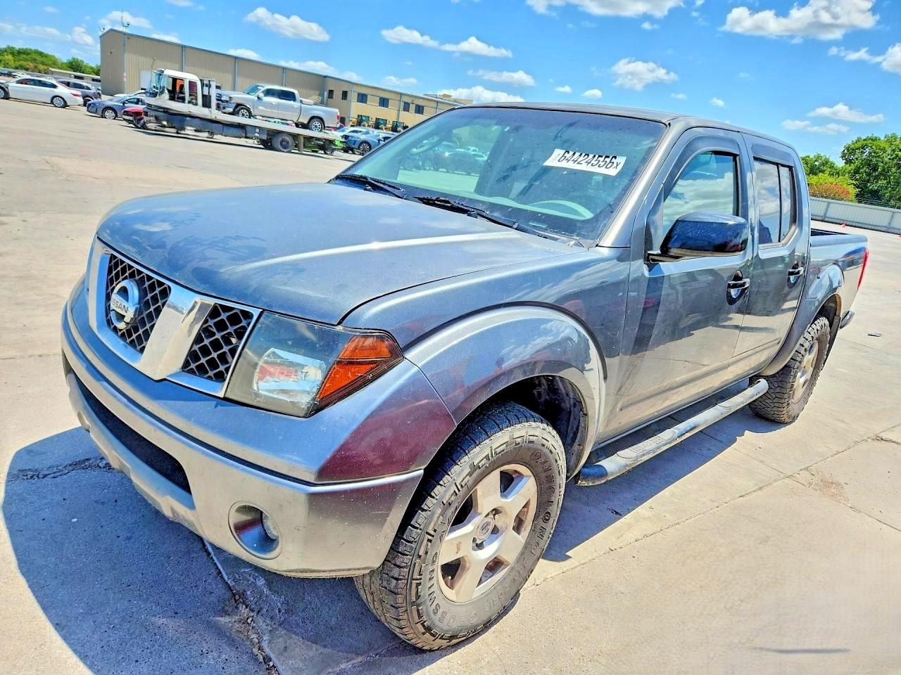 2008 Nissan Frontier Se V6 Gray vin: 1N6AD07W38C432771