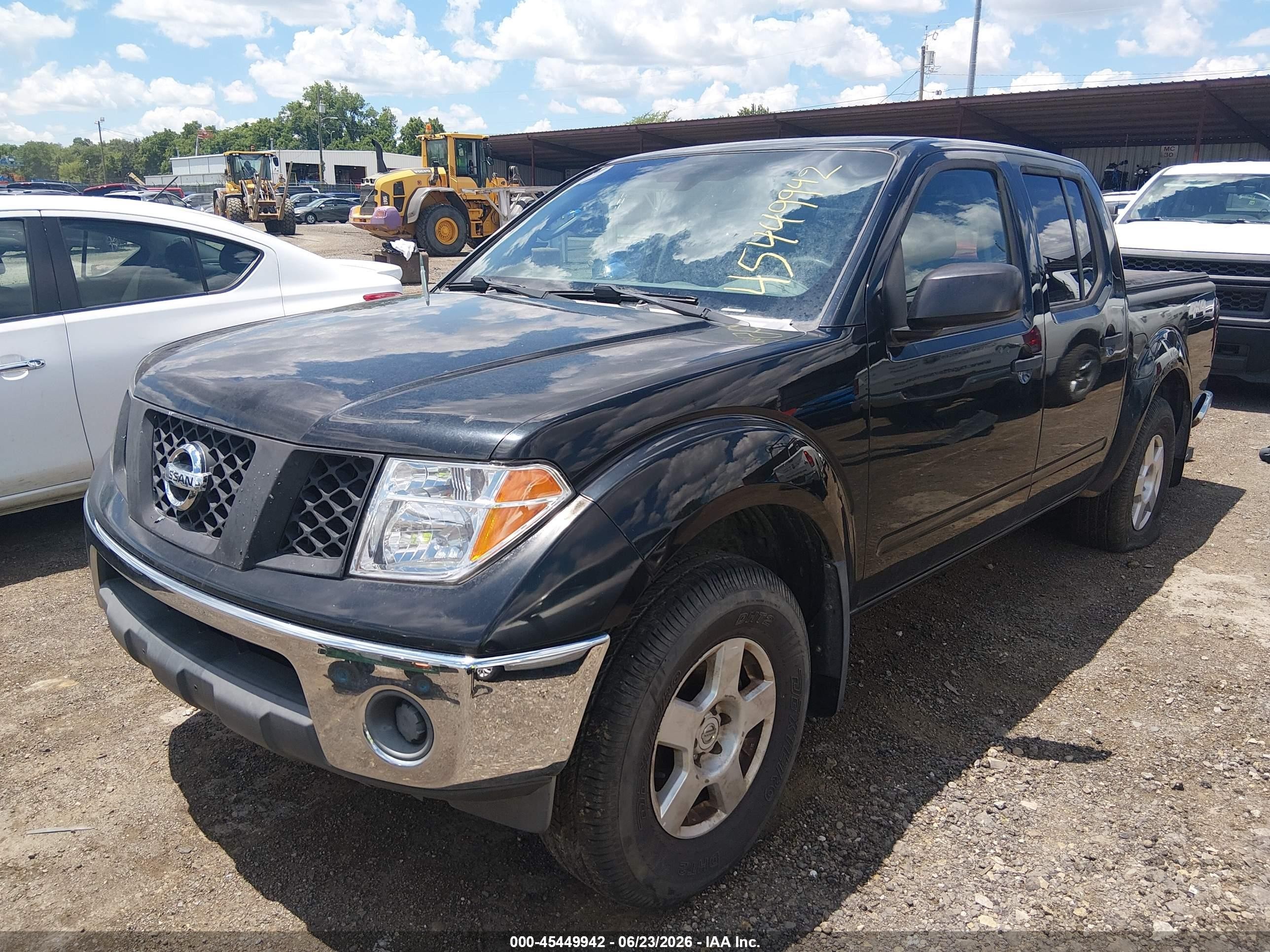 2008 Nissan Frontier Se Black vin: 1N6AD07W38C436271