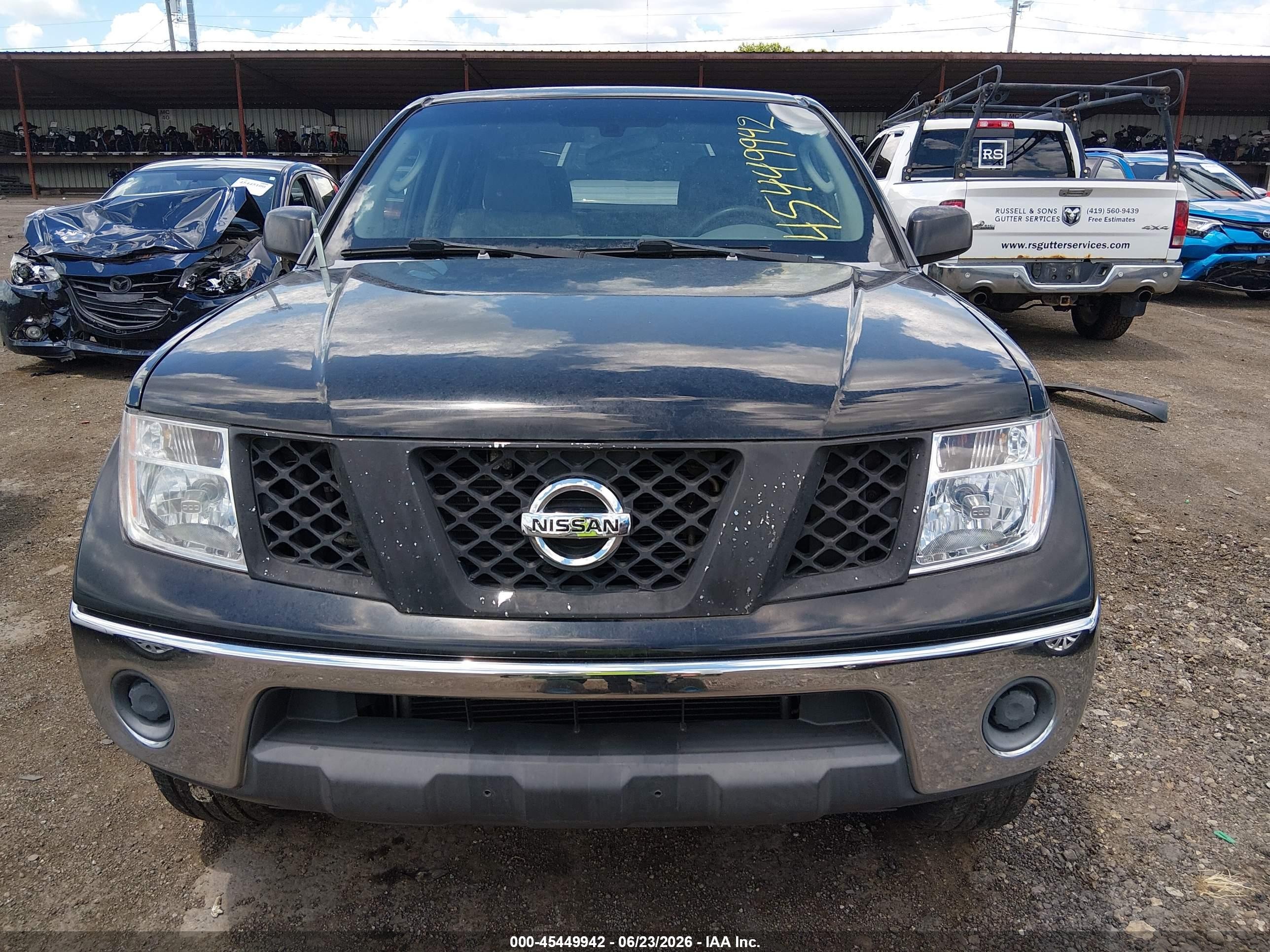 2008 Nissan Frontier Se Black vin: 1N6AD07W38C436271