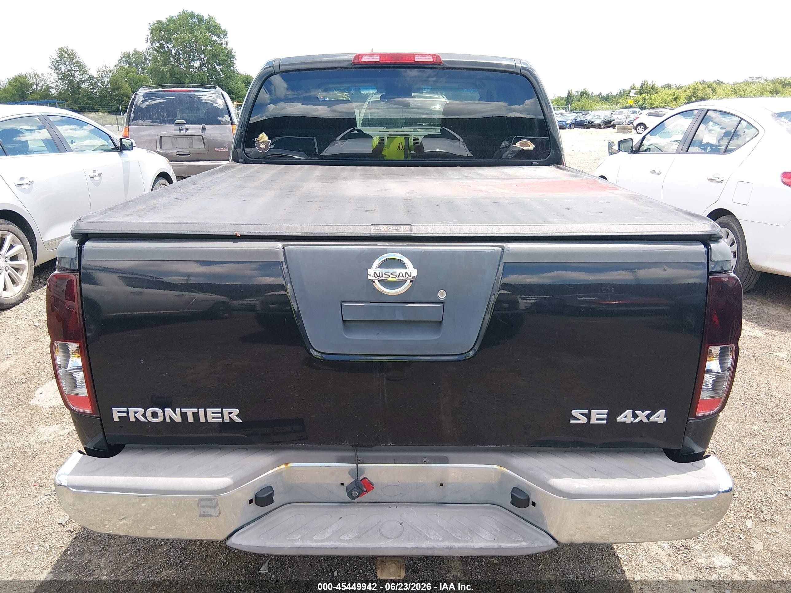 2008 Nissan Frontier Se Black vin: 1N6AD07W38C436271