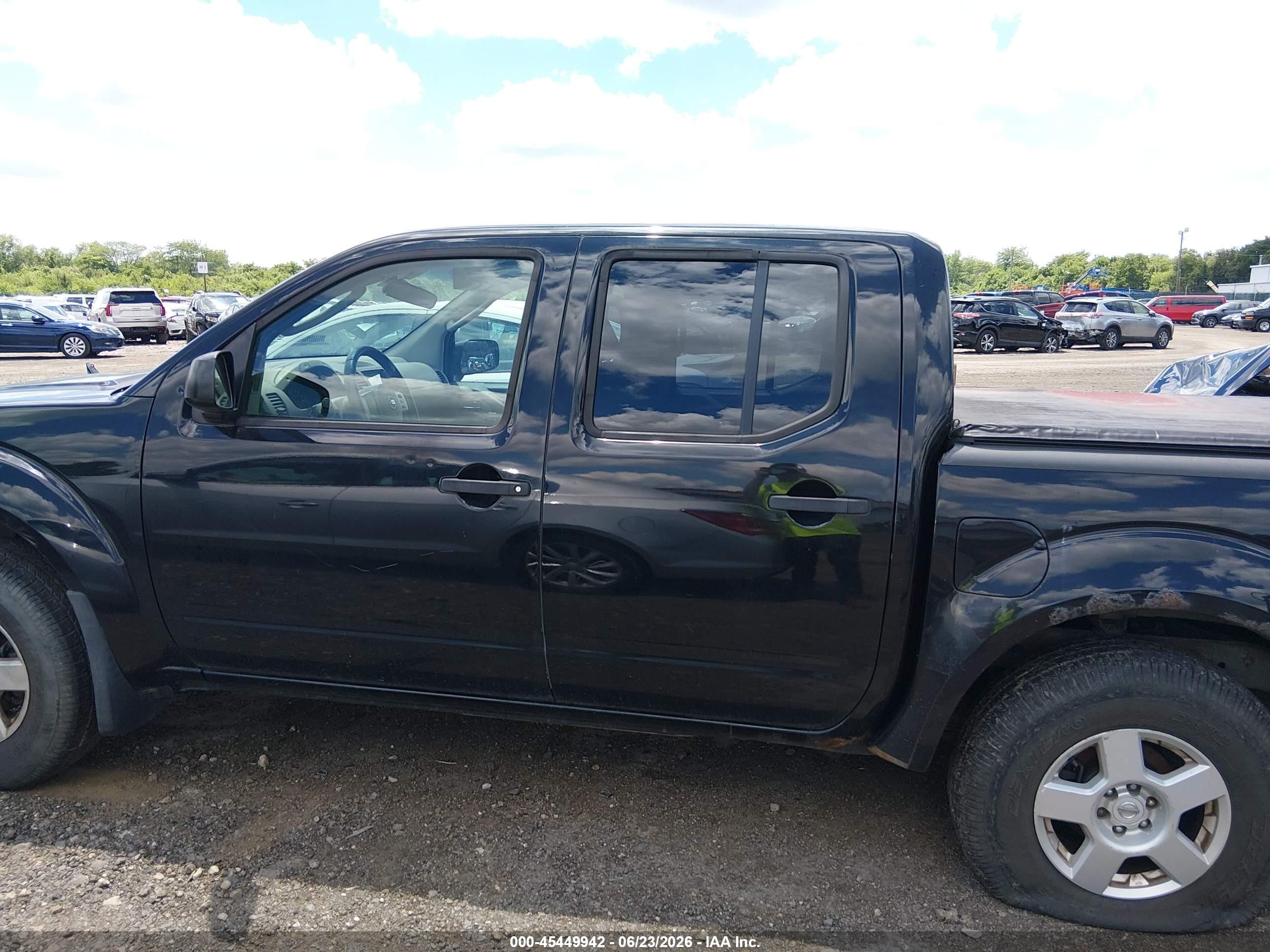 2008 Nissan Frontier Se Black vin: 1N6AD07W38C436271