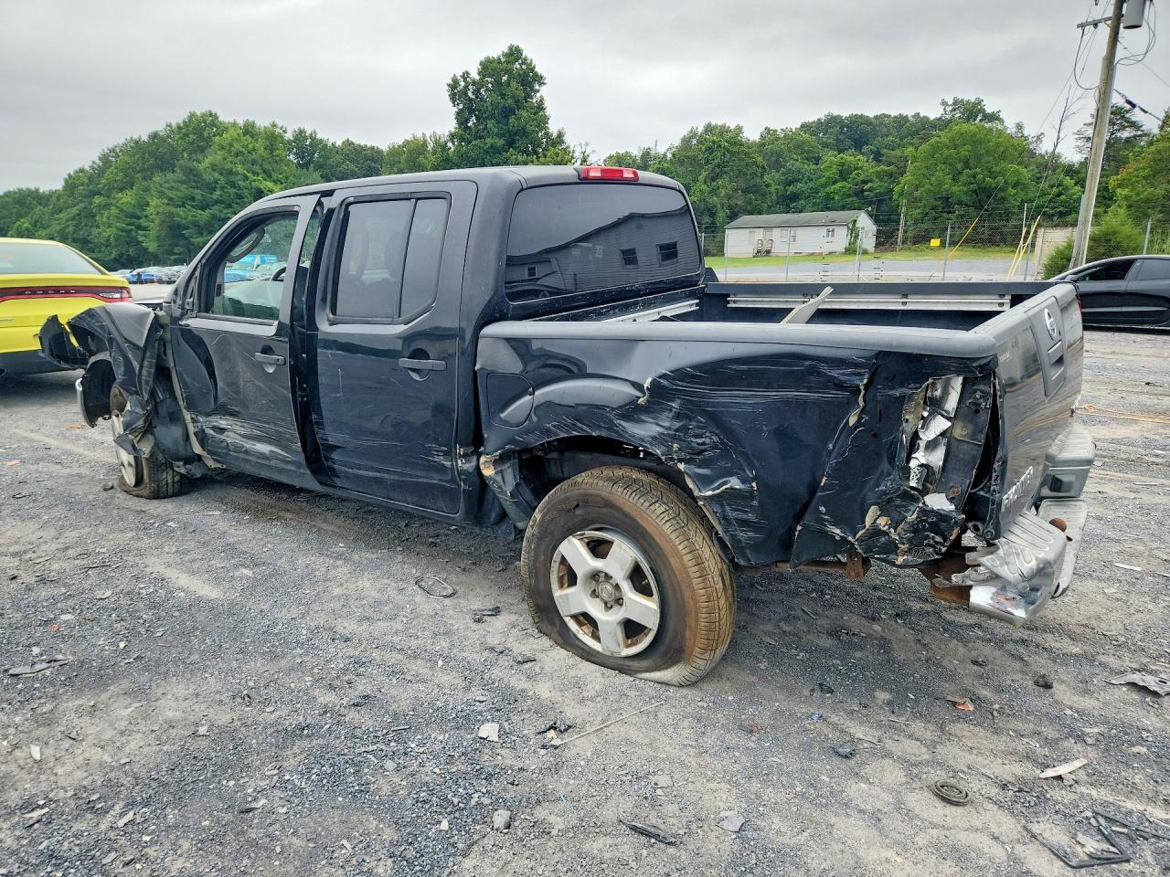 2005 Nissan Frontier Se Black vin: 1N6AD07W45C436470