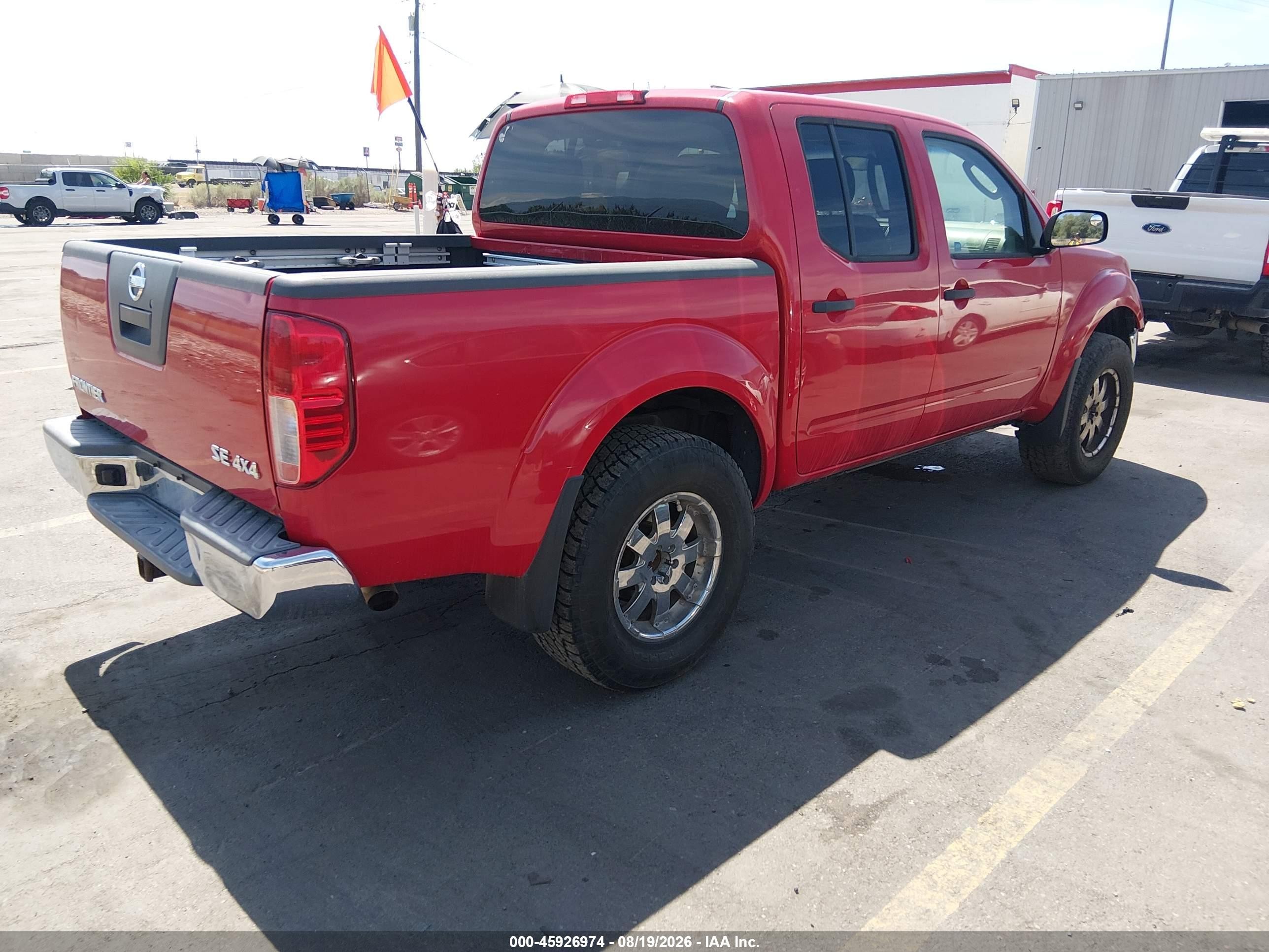 2006 Nissan Frontier Se Red vin: 1N6AD07W46C448359