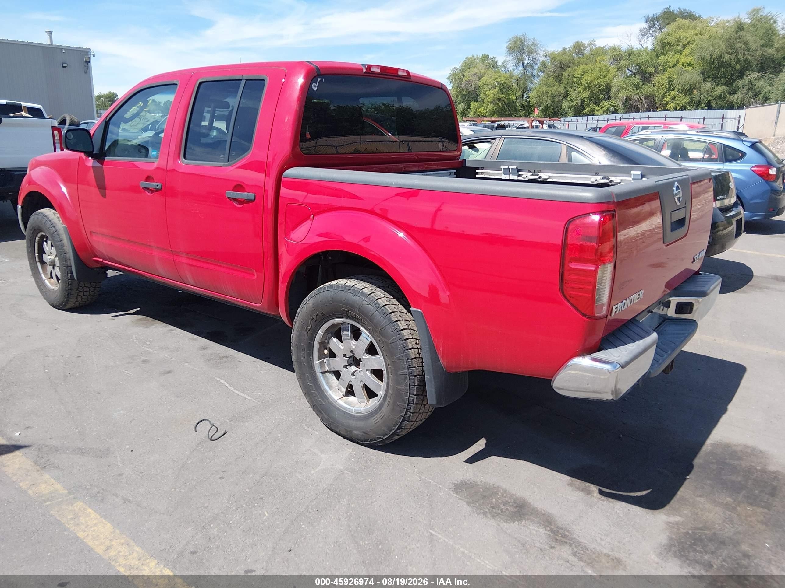 2006 Nissan Frontier Se Red vin: 1N6AD07W46C448359
