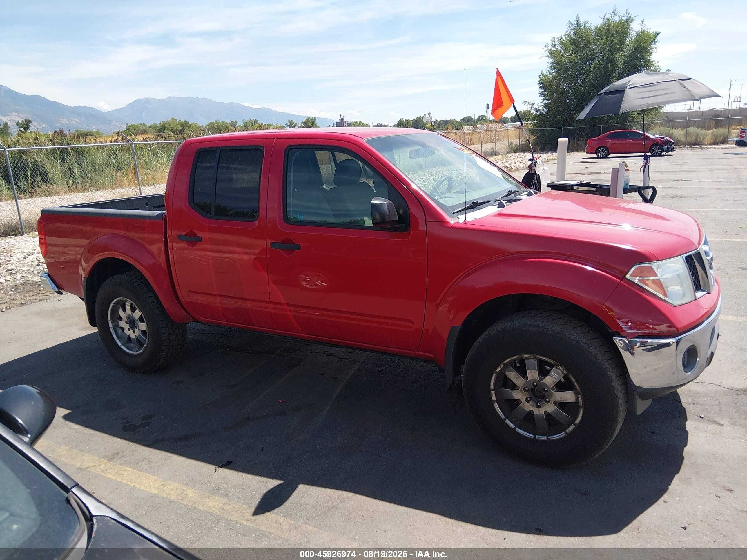 2006 Nissan Frontier Se Red vin: 1N6AD07W46C448359