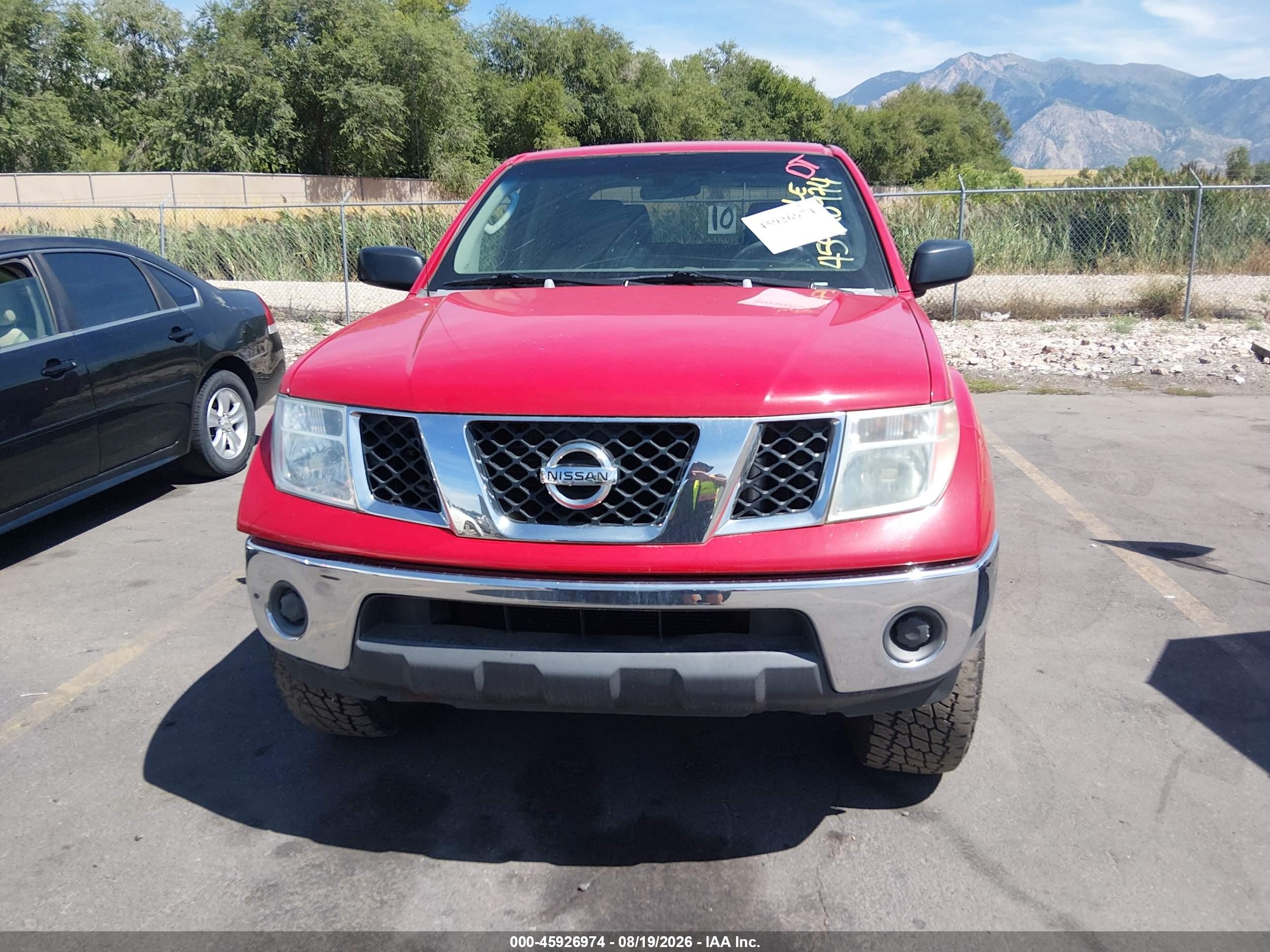2006 Nissan Frontier Se Red vin: 1N6AD07W46C448359