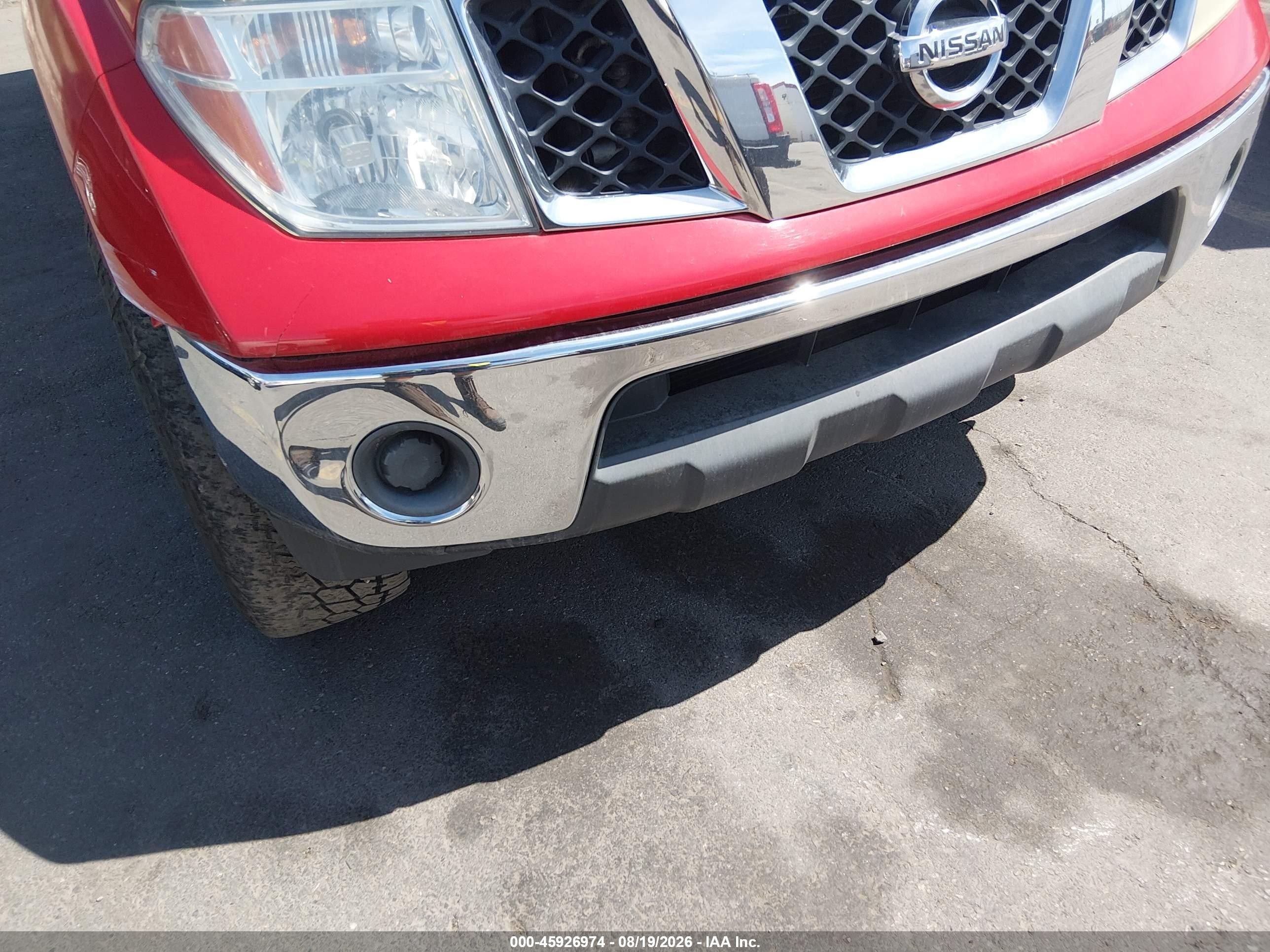 2006 Nissan Frontier Se Red vin: 1N6AD07W46C448359