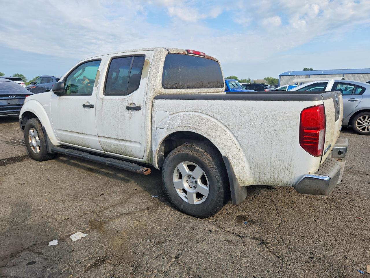 2007 Nissan Frontier Se White vin: 1N6AD07W47C417680