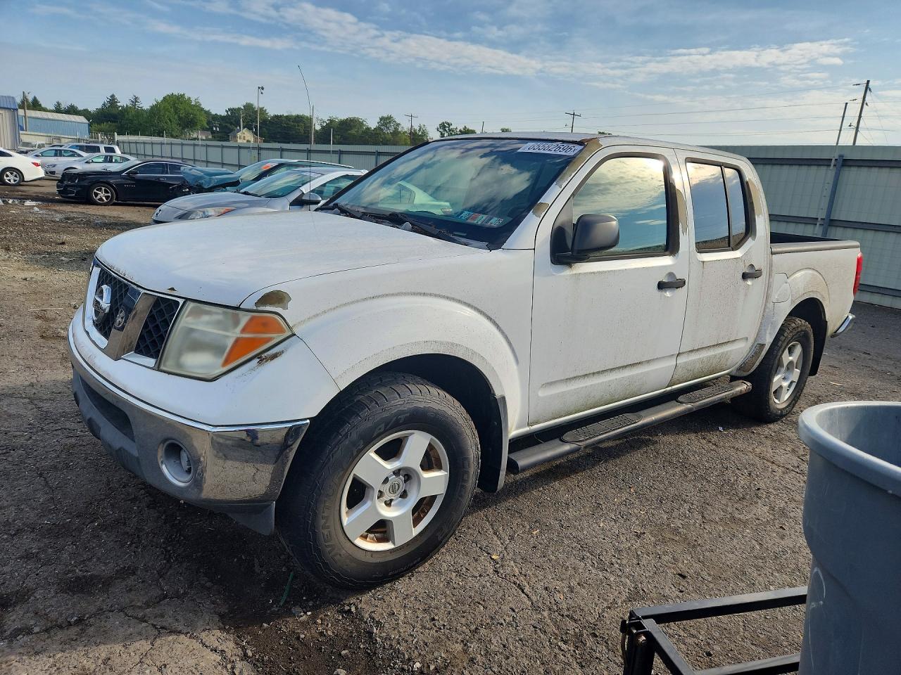 2007 Nissan Frontier Se Белый vin: 1N6AD07W47C417680