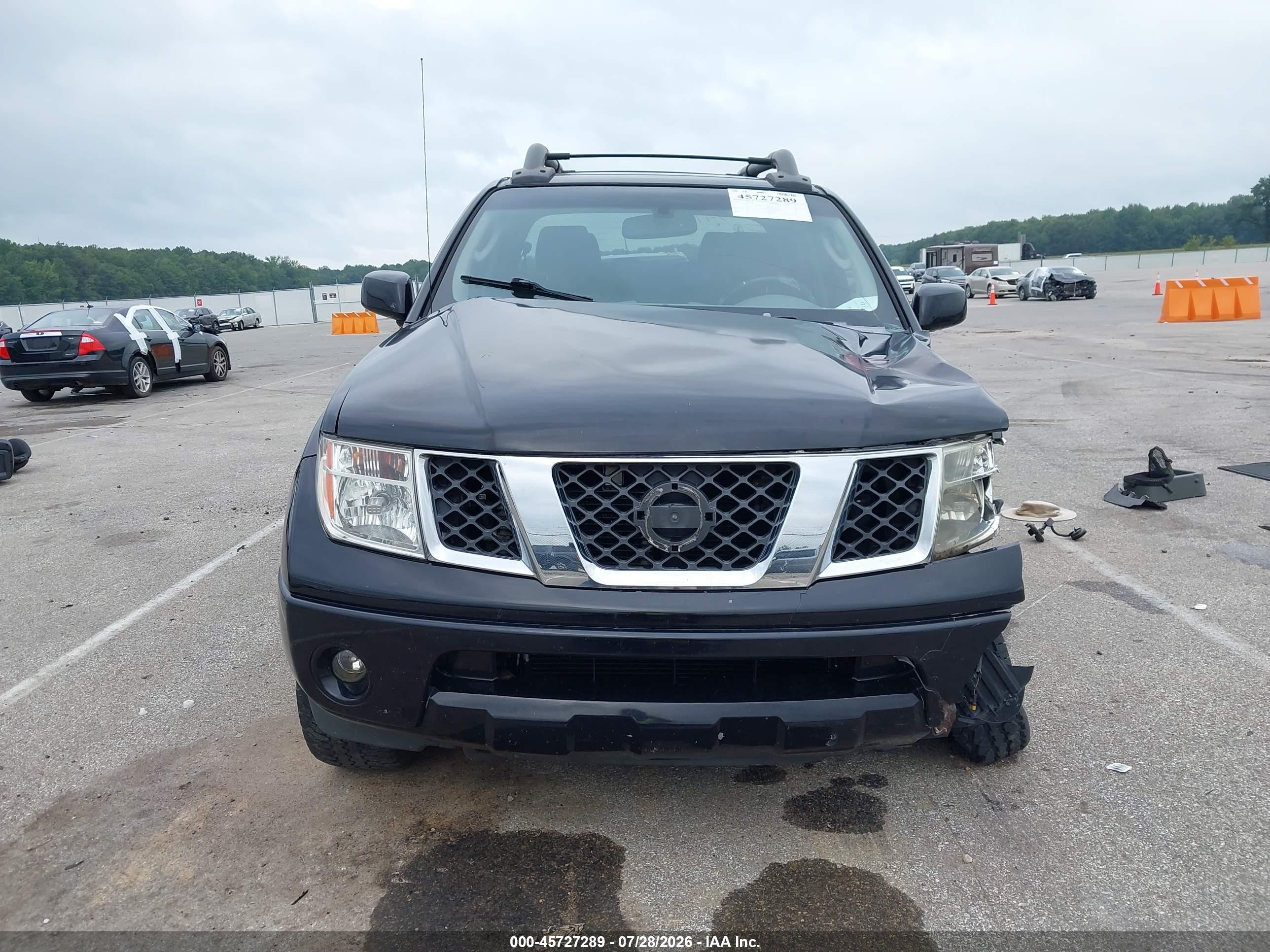 2007 Nissan Frontier Le Black vin: 1N6AD07W47C444359