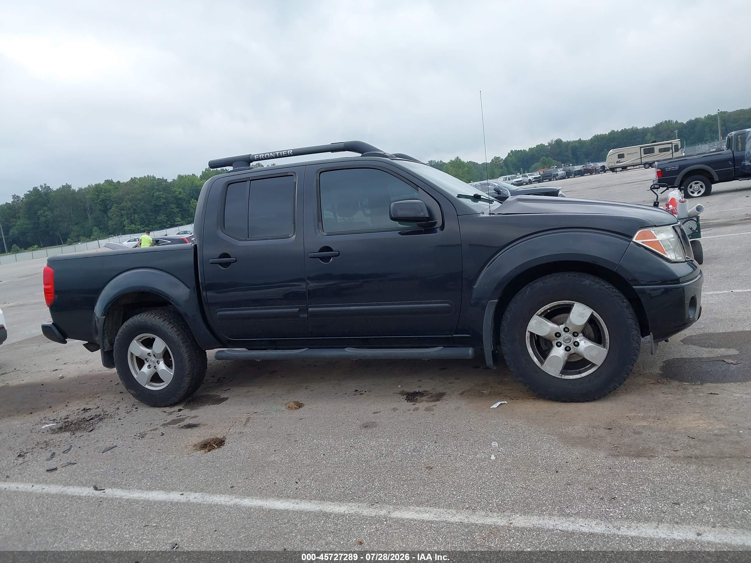 2007 Nissan Frontier Le Black vin: 1N6AD07W47C444359