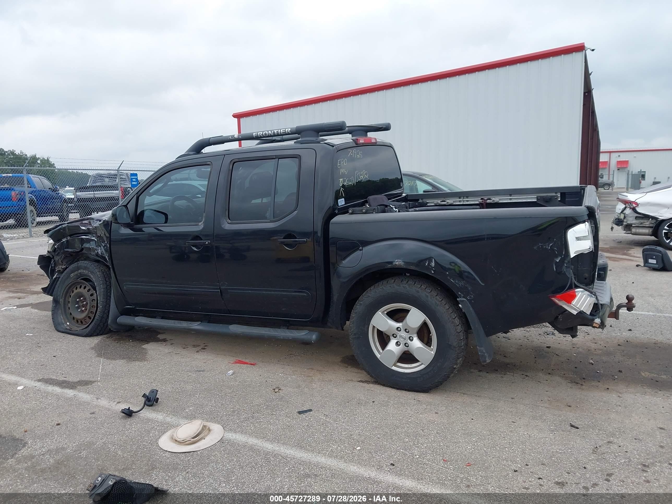 2007 Nissan Frontier Le Black vin: 1N6AD07W47C444359