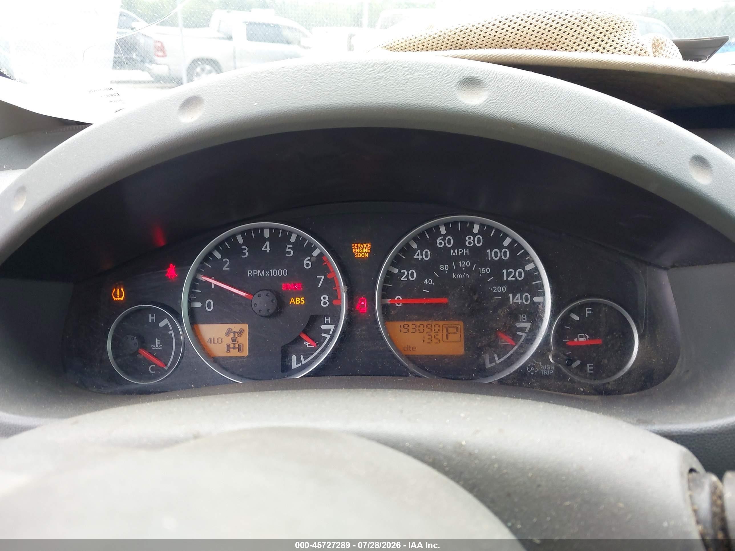 2007 Nissan Frontier Le Black vin: 1N6AD07W47C444359