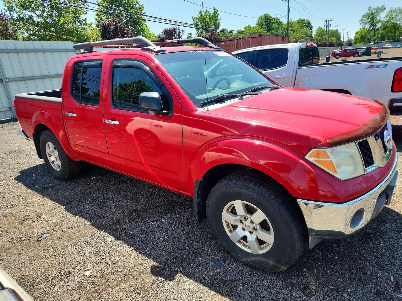 2008 Nissan Frontier Se V6 Красный vin: 1N6AD07W48C438160
