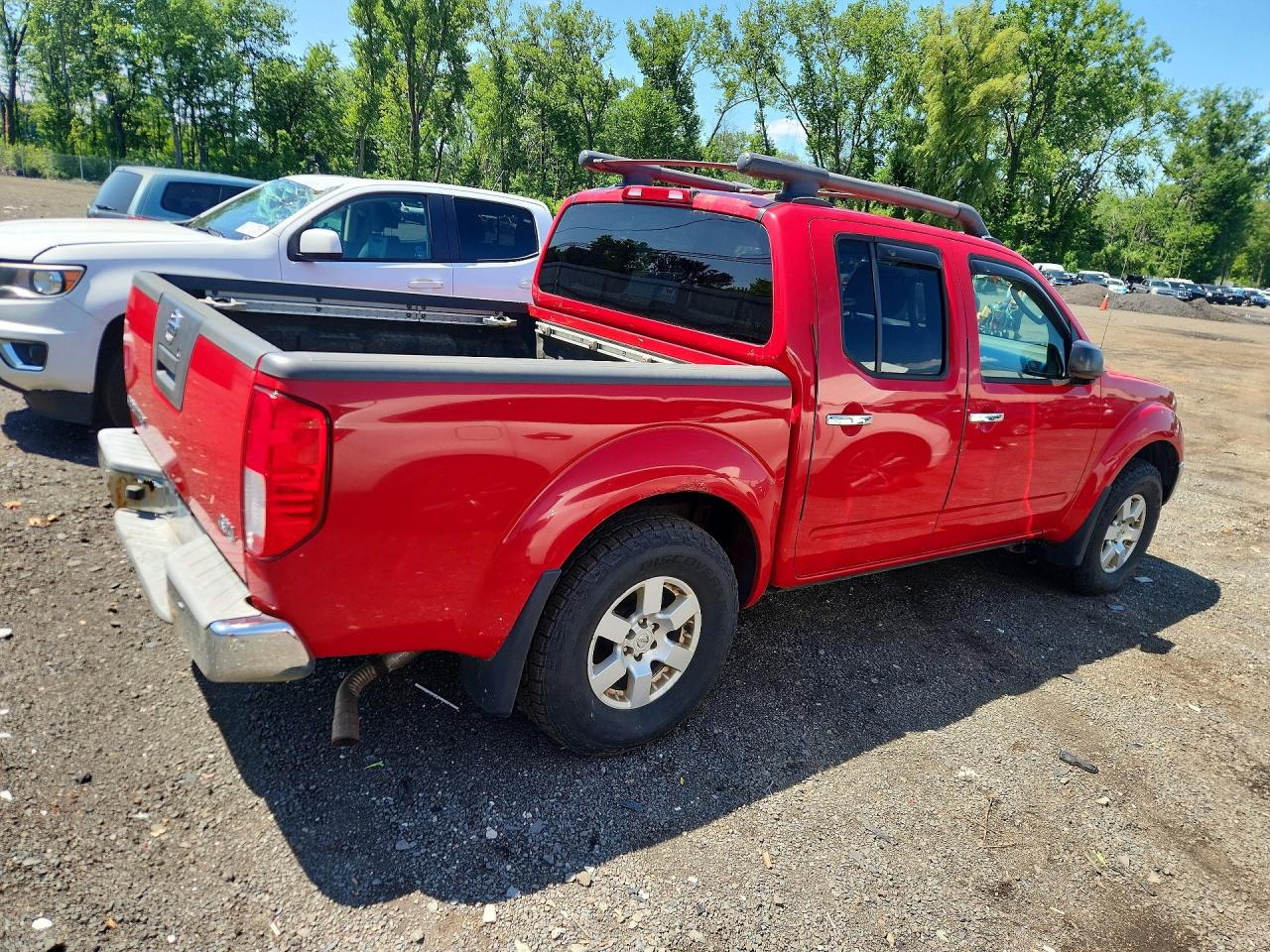 2008 Nissan Frontier Se V6 Красный vin: 1N6AD07W48C438160