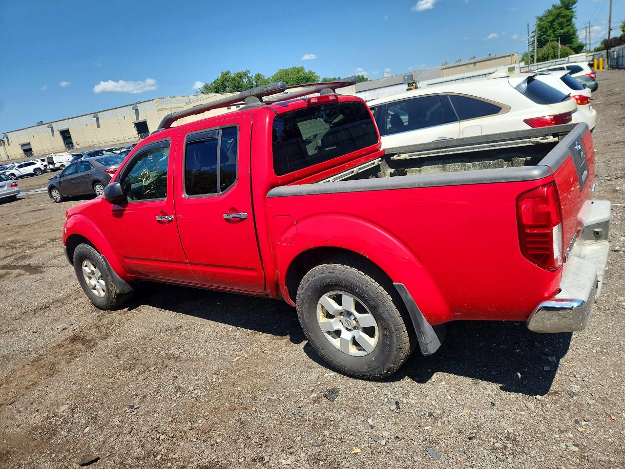 2008 Nissan Frontier Se V6 Красный vin: 1N6AD07W48C438160