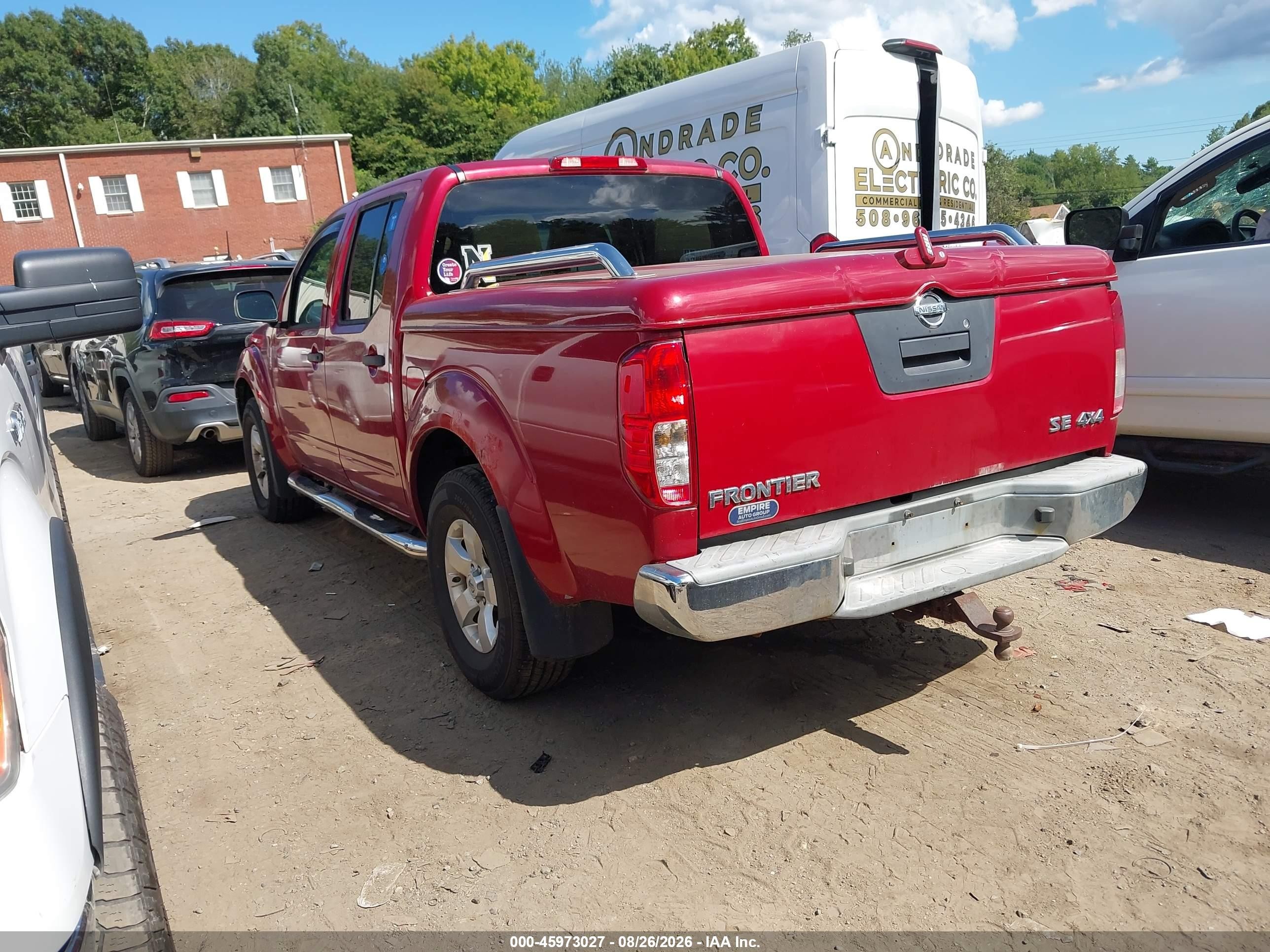 2009 Nissan Frontier Se Red vin: 1N6AD07W49C424809