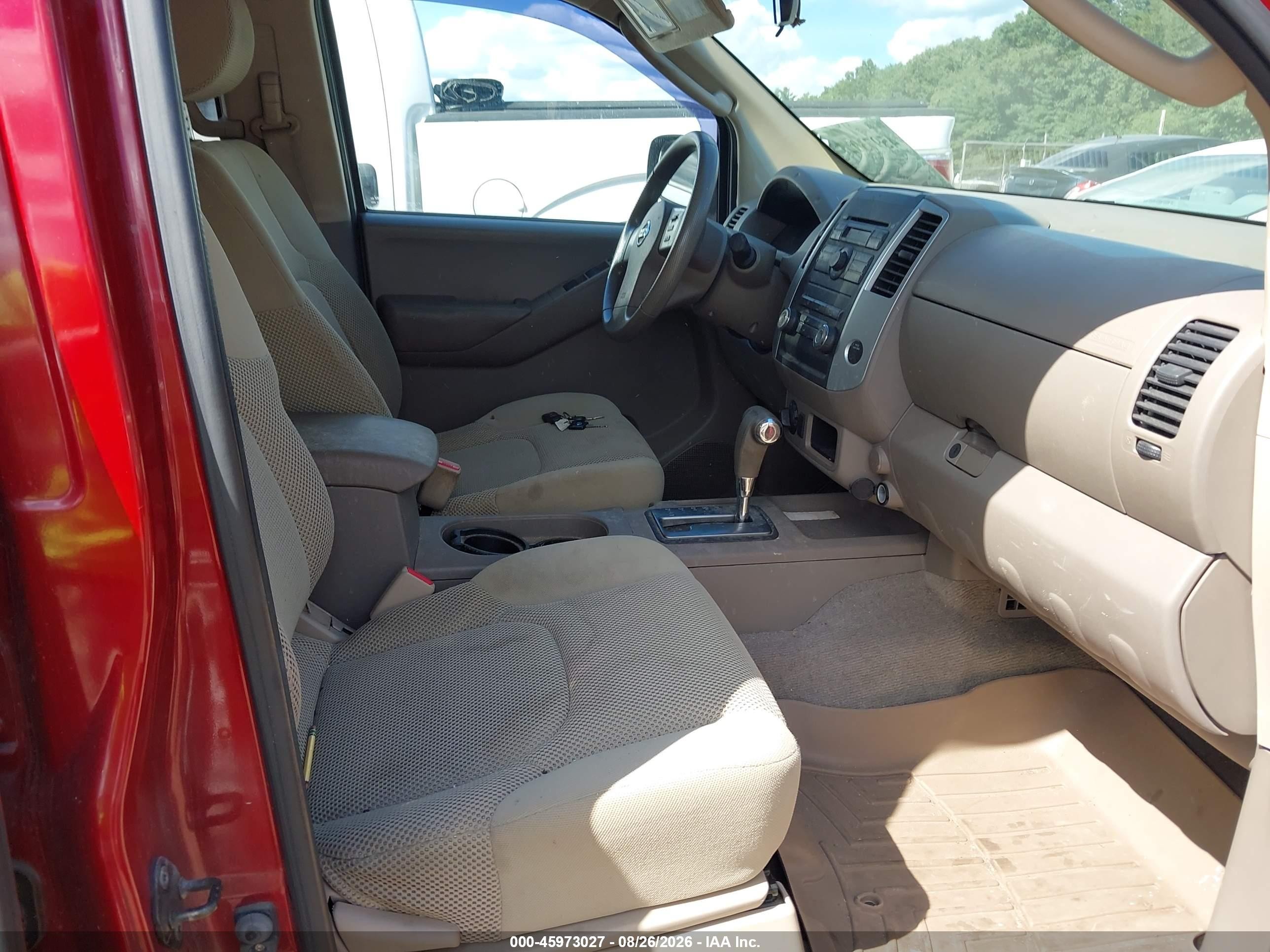2009 Nissan Frontier Se Red vin: 1N6AD07W49C424809