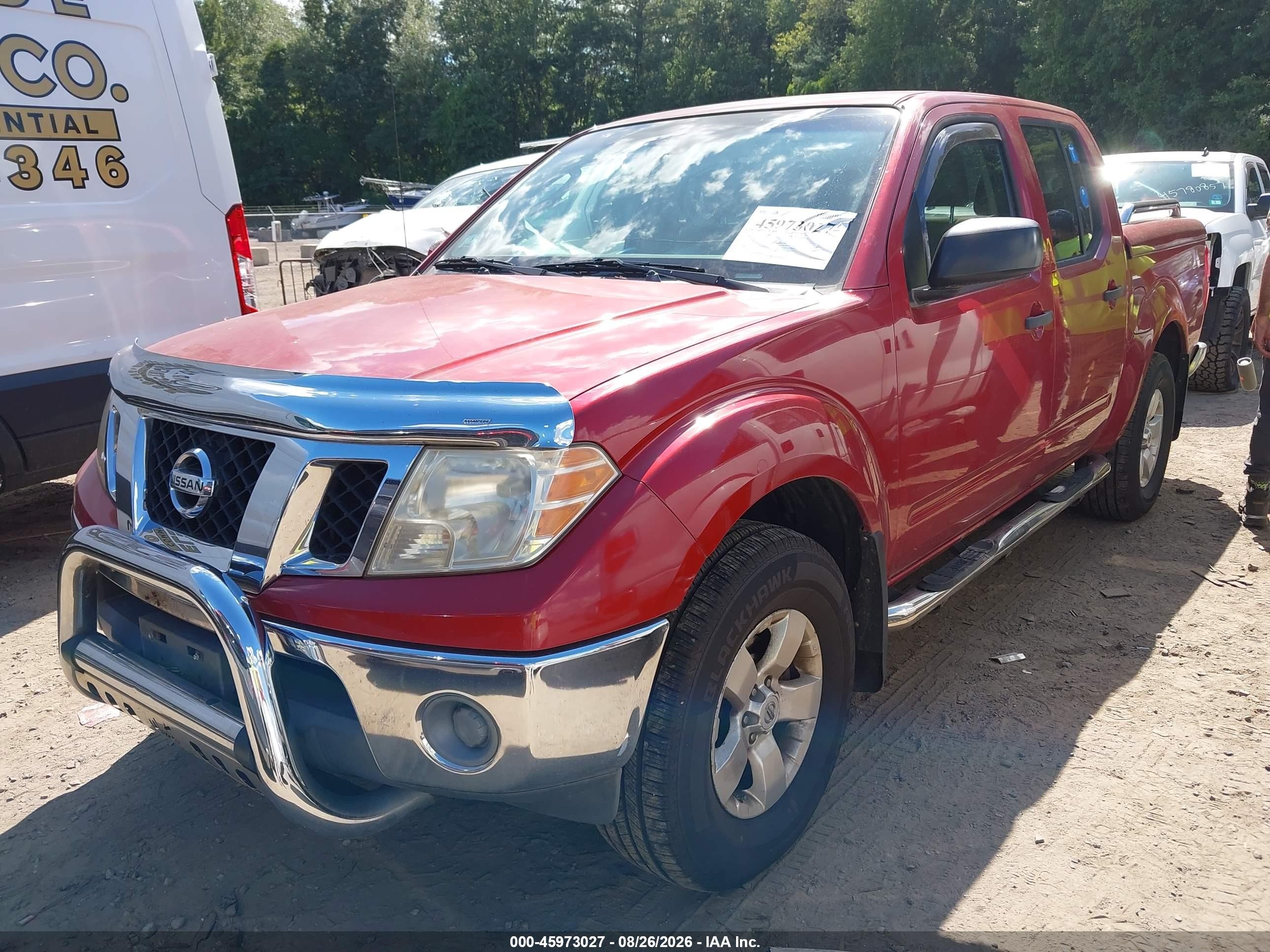 2009 Nissan Frontier Se Red vin: 1N6AD07W49C424809