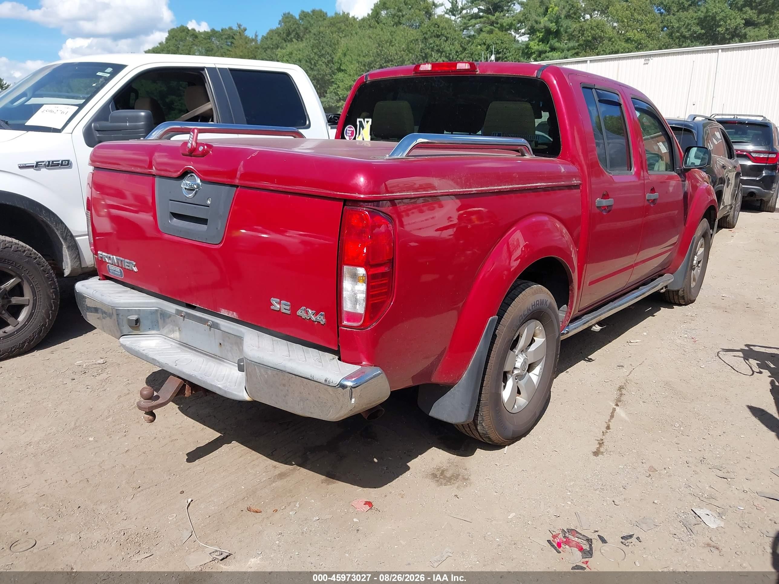 2009 Nissan Frontier Se Red vin: 1N6AD07W49C424809