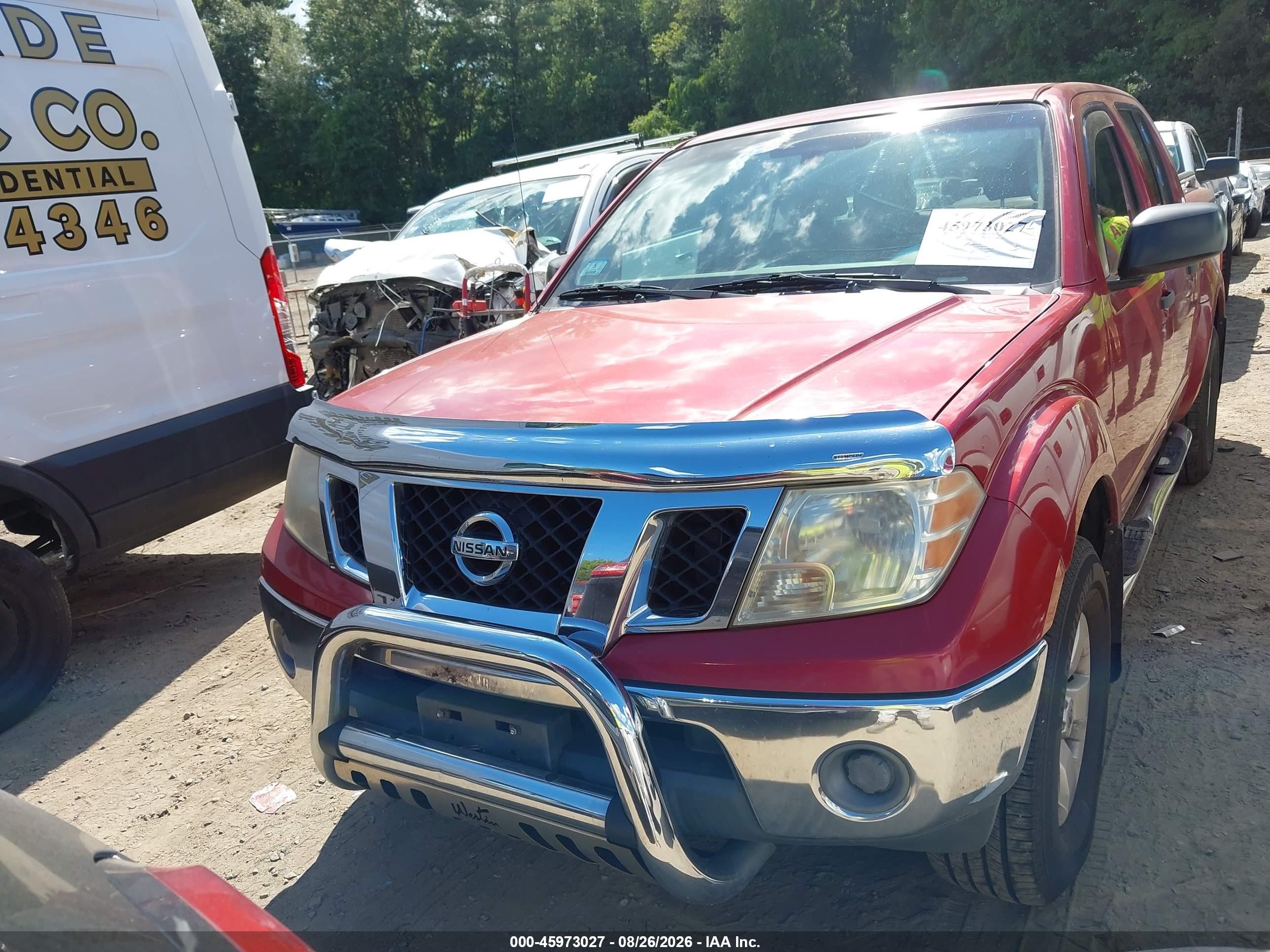 2009 Nissan Frontier Se Red vin: 1N6AD07W49C424809