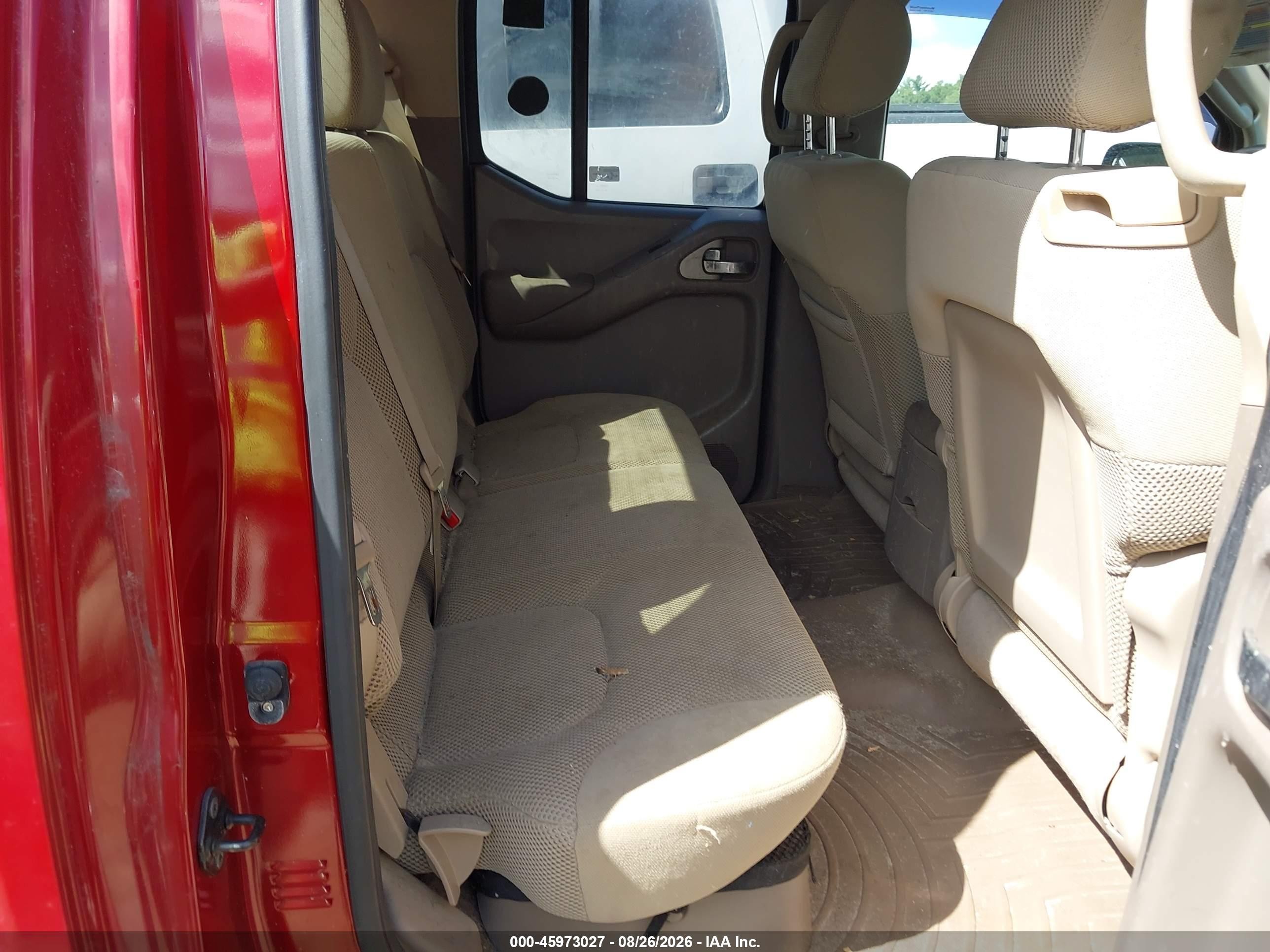 2009 Nissan Frontier Se Red vin: 1N6AD07W49C424809