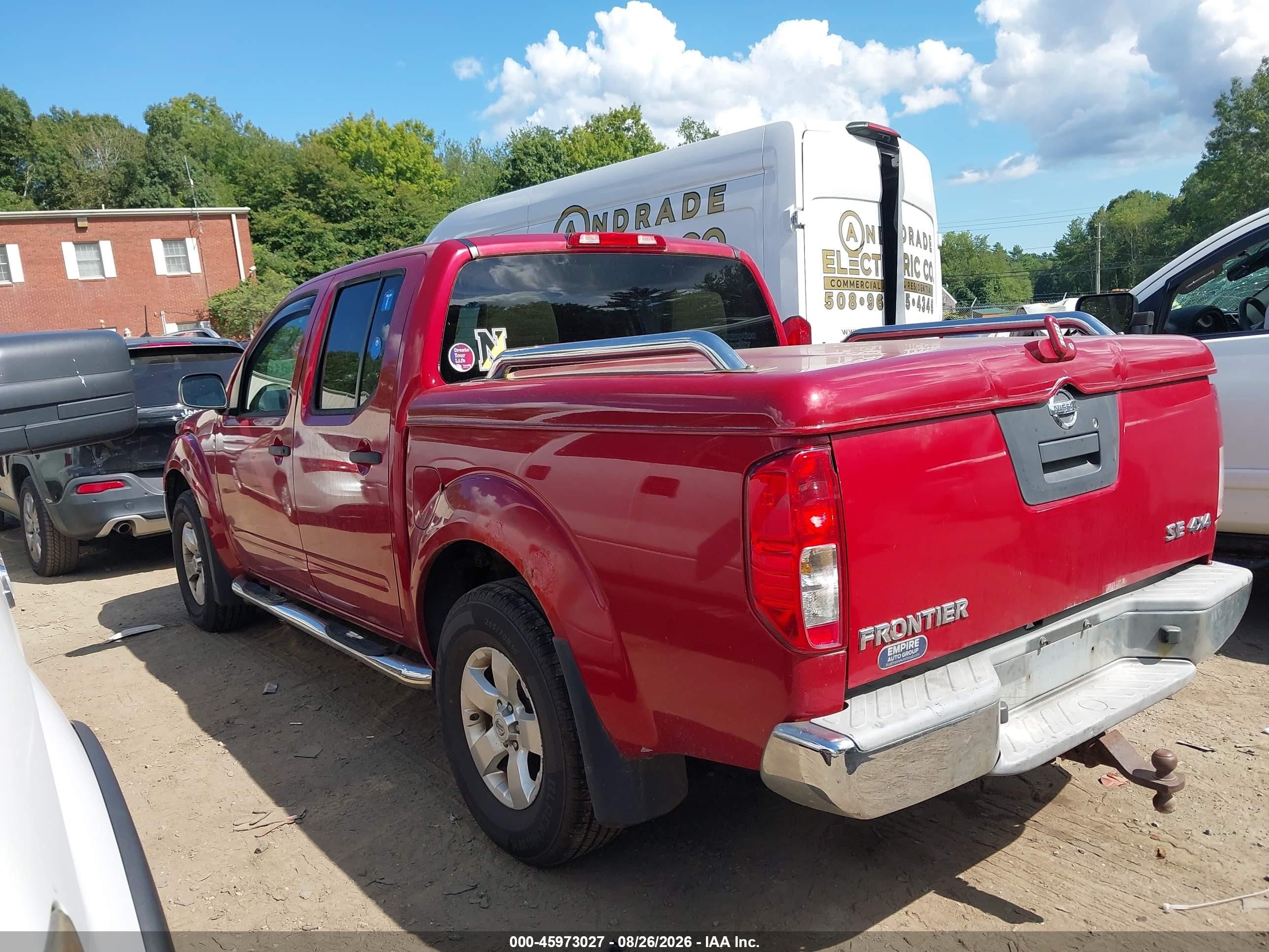 2009 Nissan Frontier Se Red vin: 1N6AD07W49C424809