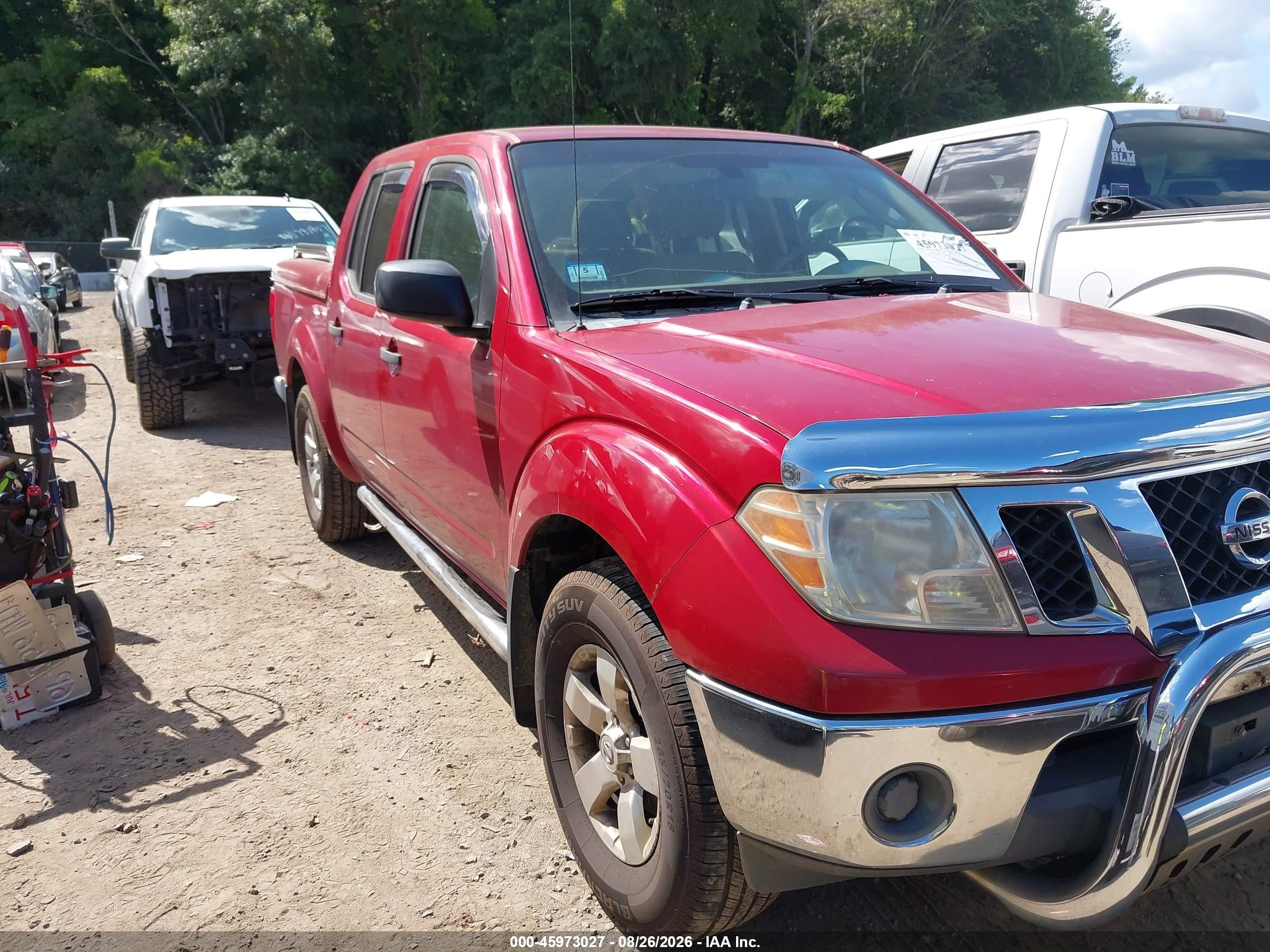 2009 Nissan Frontier Se Red vin: 1N6AD07W49C424809