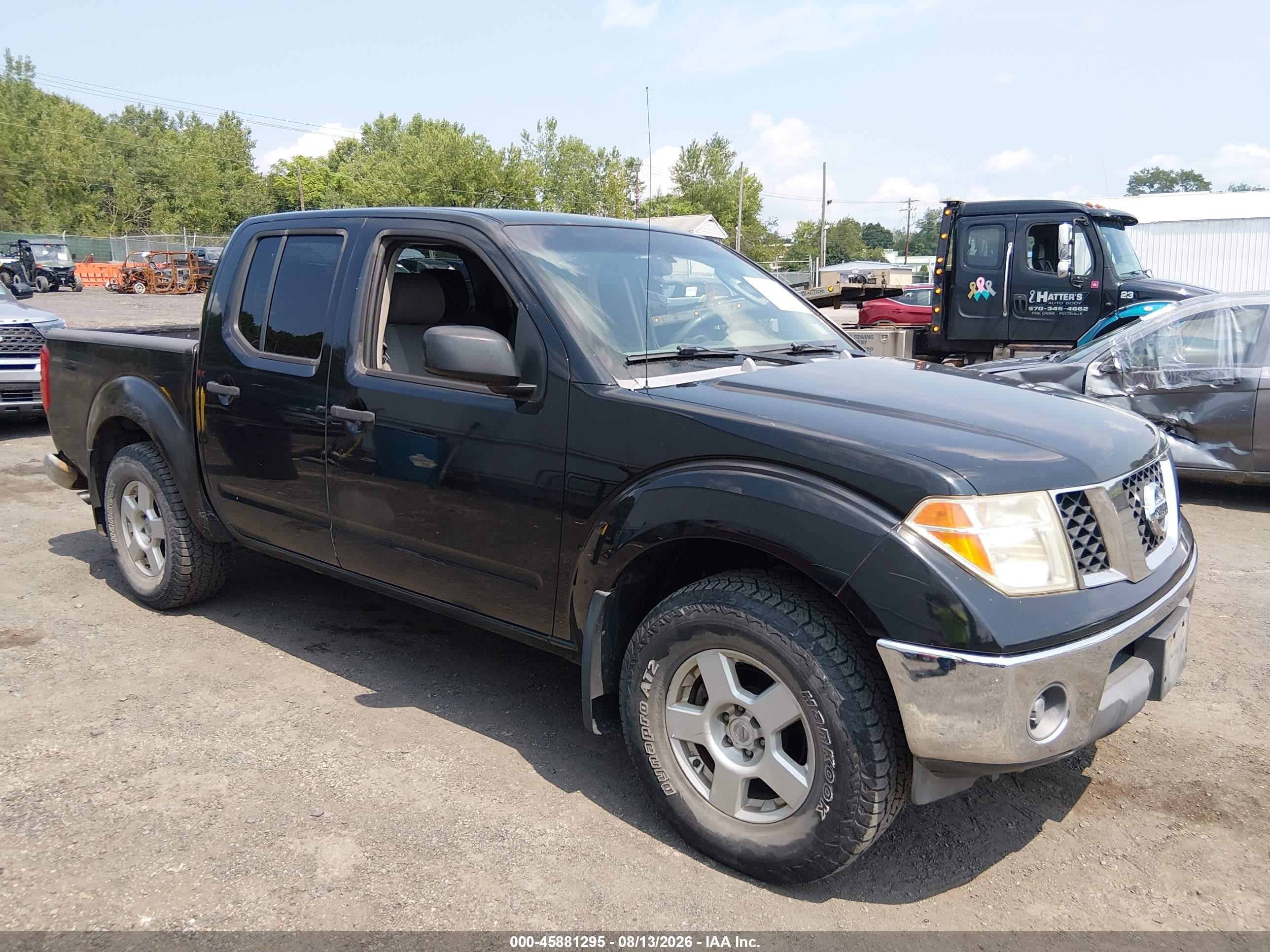 2005 Nissan Frontier Se Black vin: 1N6AD07W55C400285
