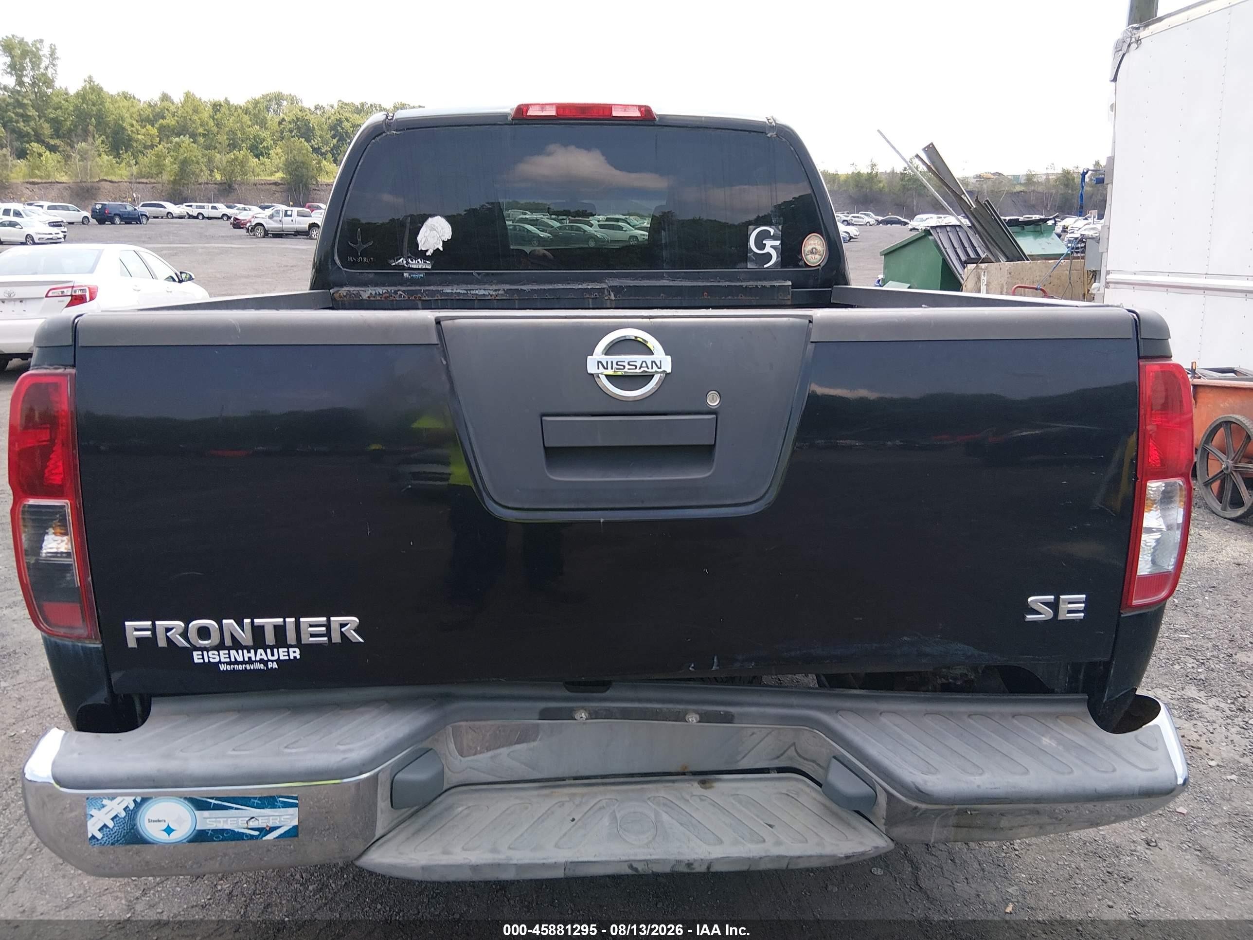2005 Nissan Frontier Se Black vin: 1N6AD07W55C400285