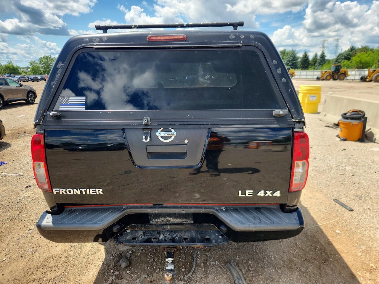 2005 Nissan Frontier Se Black vin: 1N6AD07W55C432010