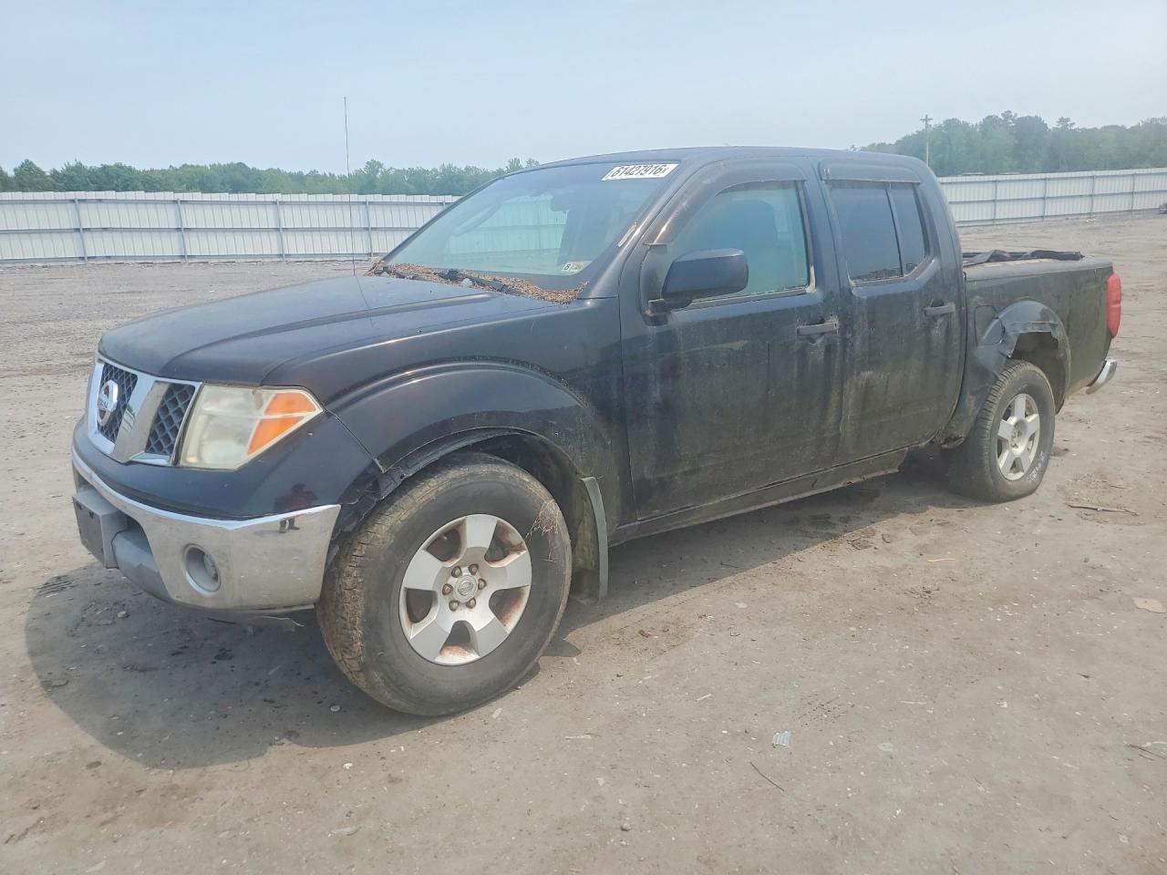 2006 Nissan Frontier Se Black vin: 1N6AD07W56C408534