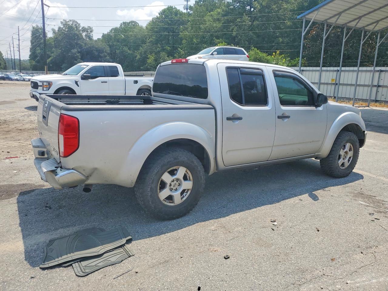 2006 Nissan Frontier Se Silver vin: 1N6AD07W56C446779