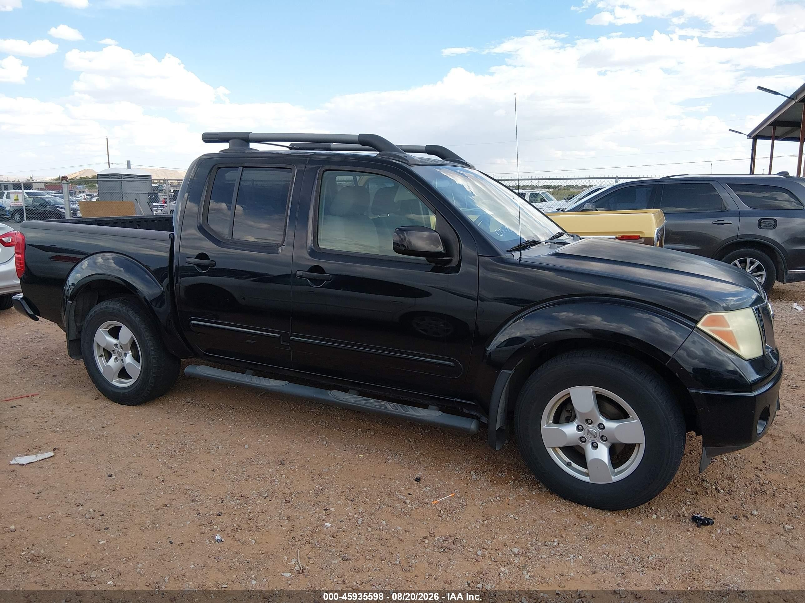 2008 Nissan Frontier Le Black vin: 1N6AD07W58C424901