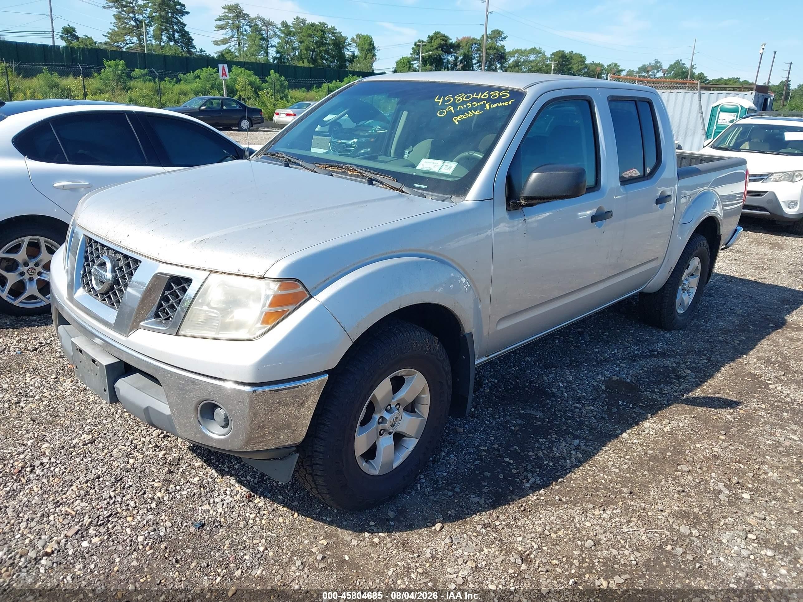 2009 Nissan Frontier Se Серебряный vin: 1N6AD07W59C424981