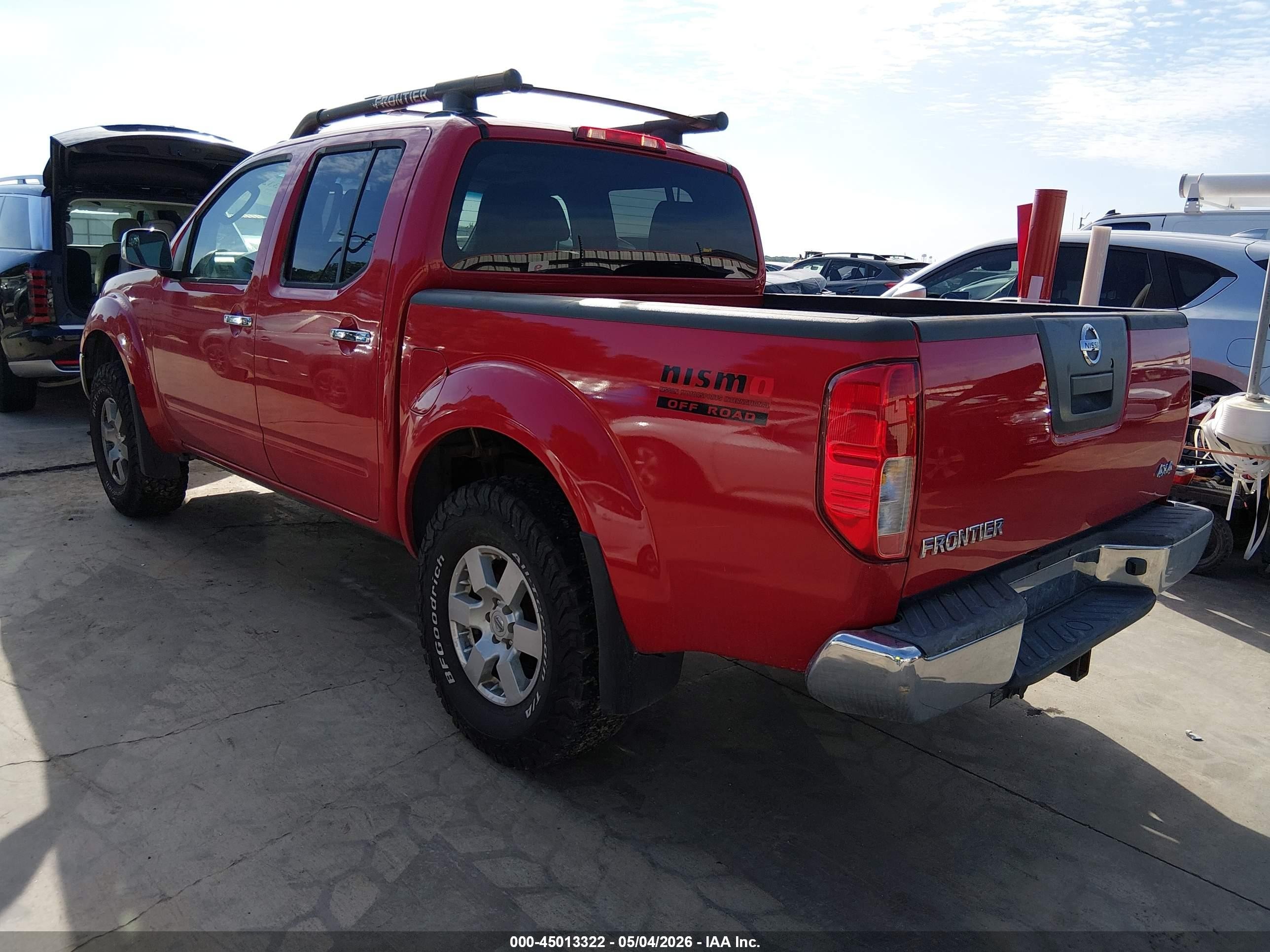 2006 Nissan Frontier Nismo Off Road Red vin: 1N6AD07W66C440103