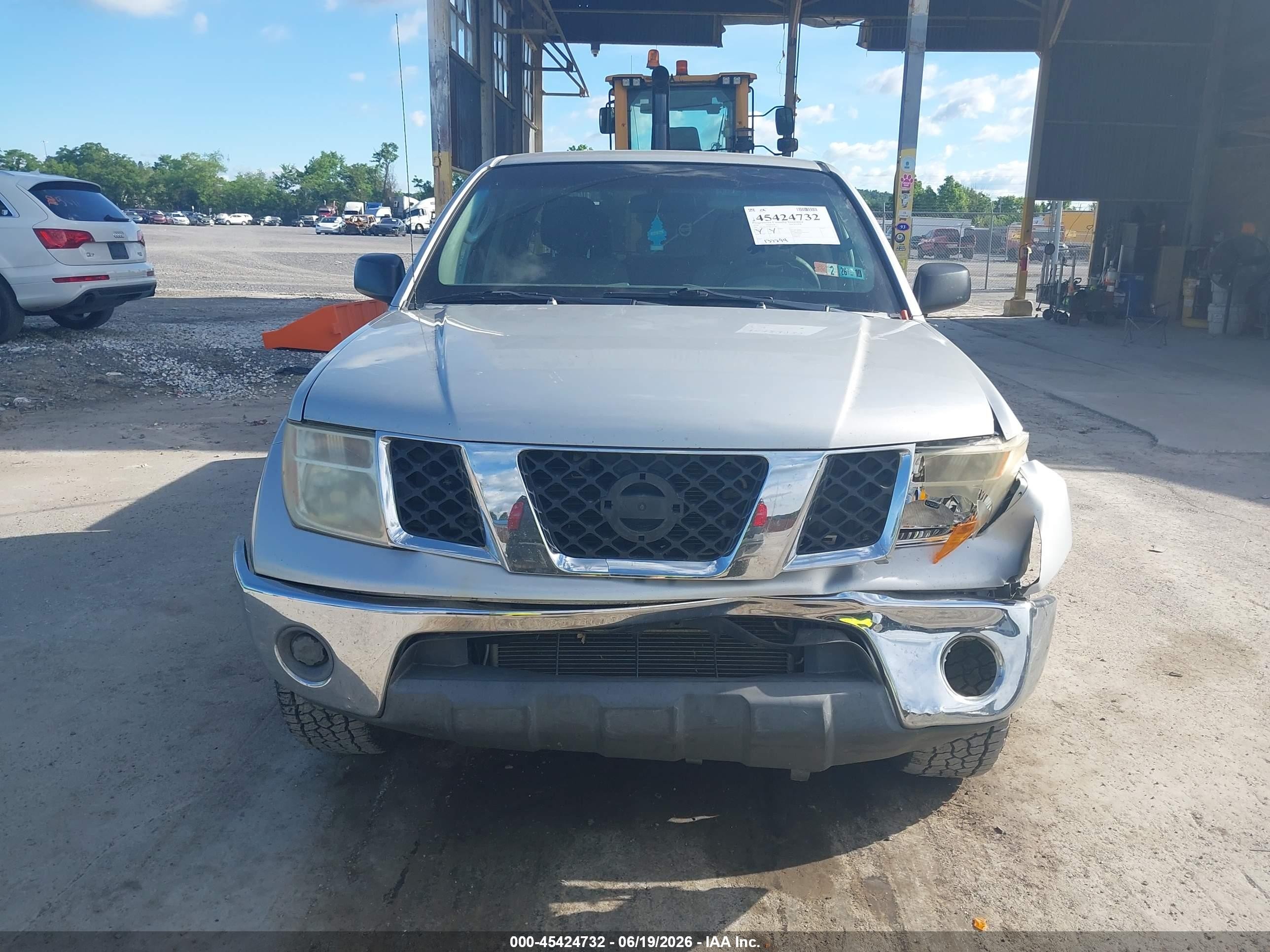 2008 Nissan Frontier Se Silver vin: 1N6AD07W68C437527