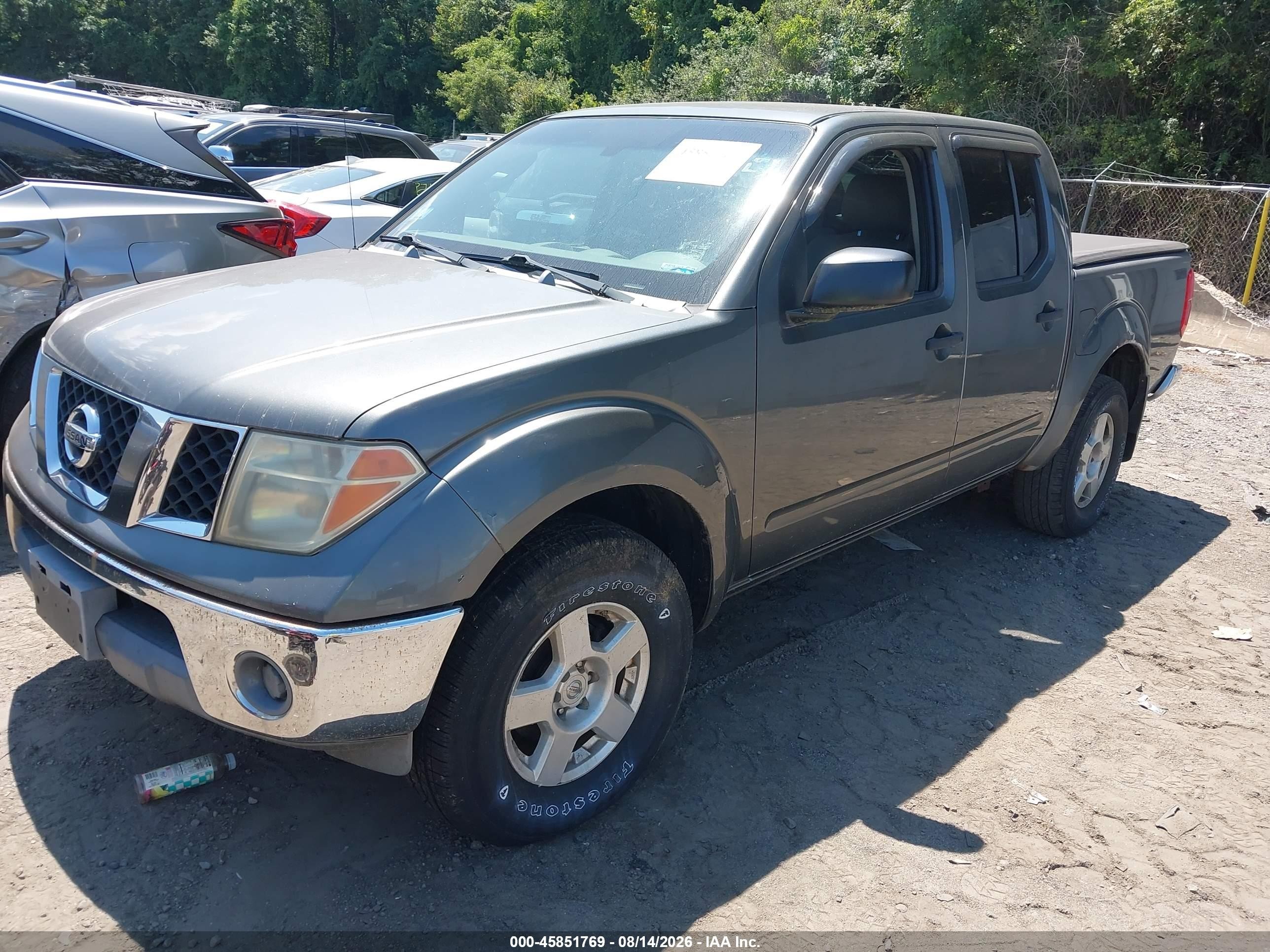 2007 Nissan Frontier Se Серый vin: 1N6AD07W77C438877