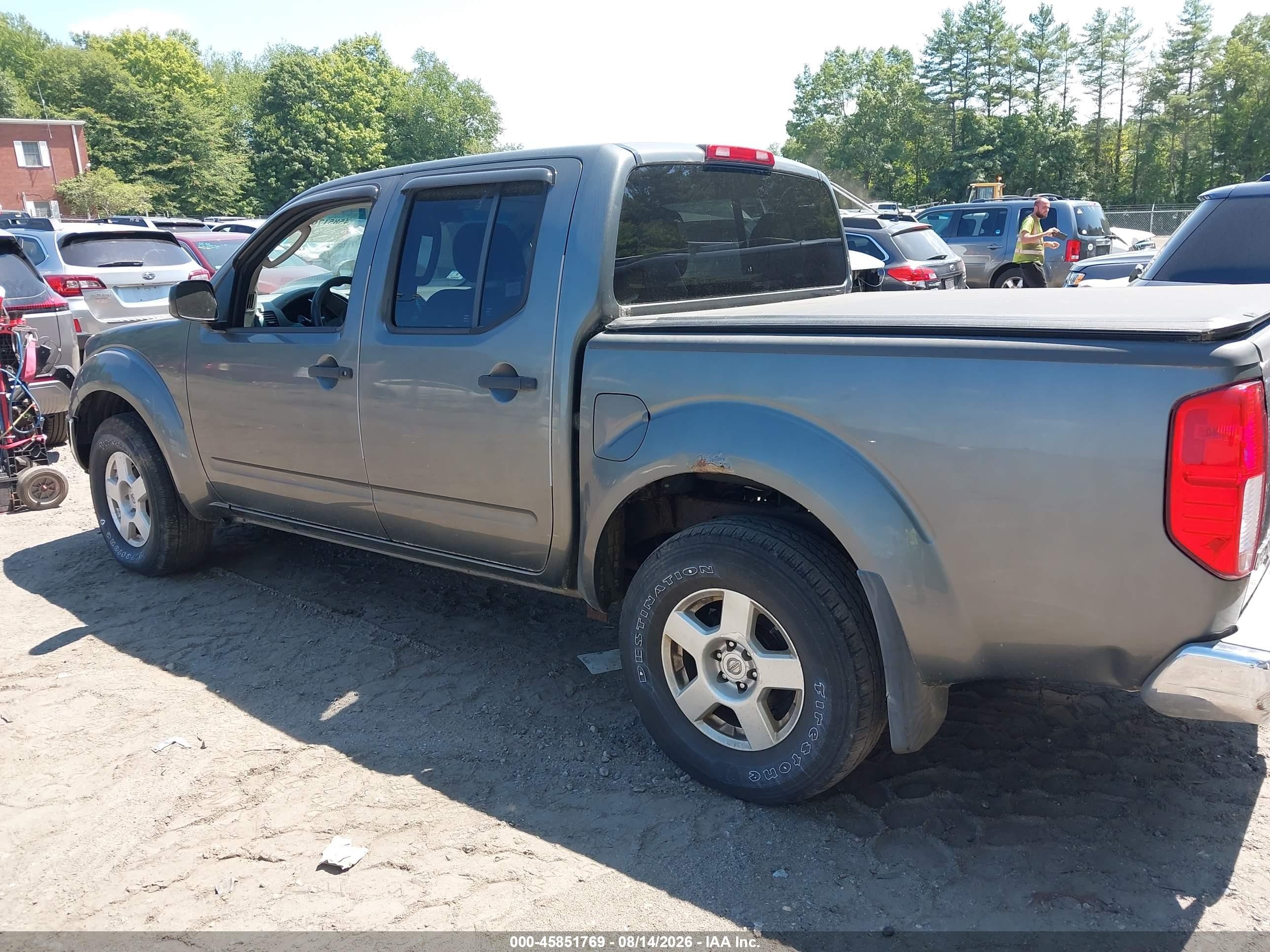 2007 Nissan Frontier Se Серый vin: 1N6AD07W77C438877