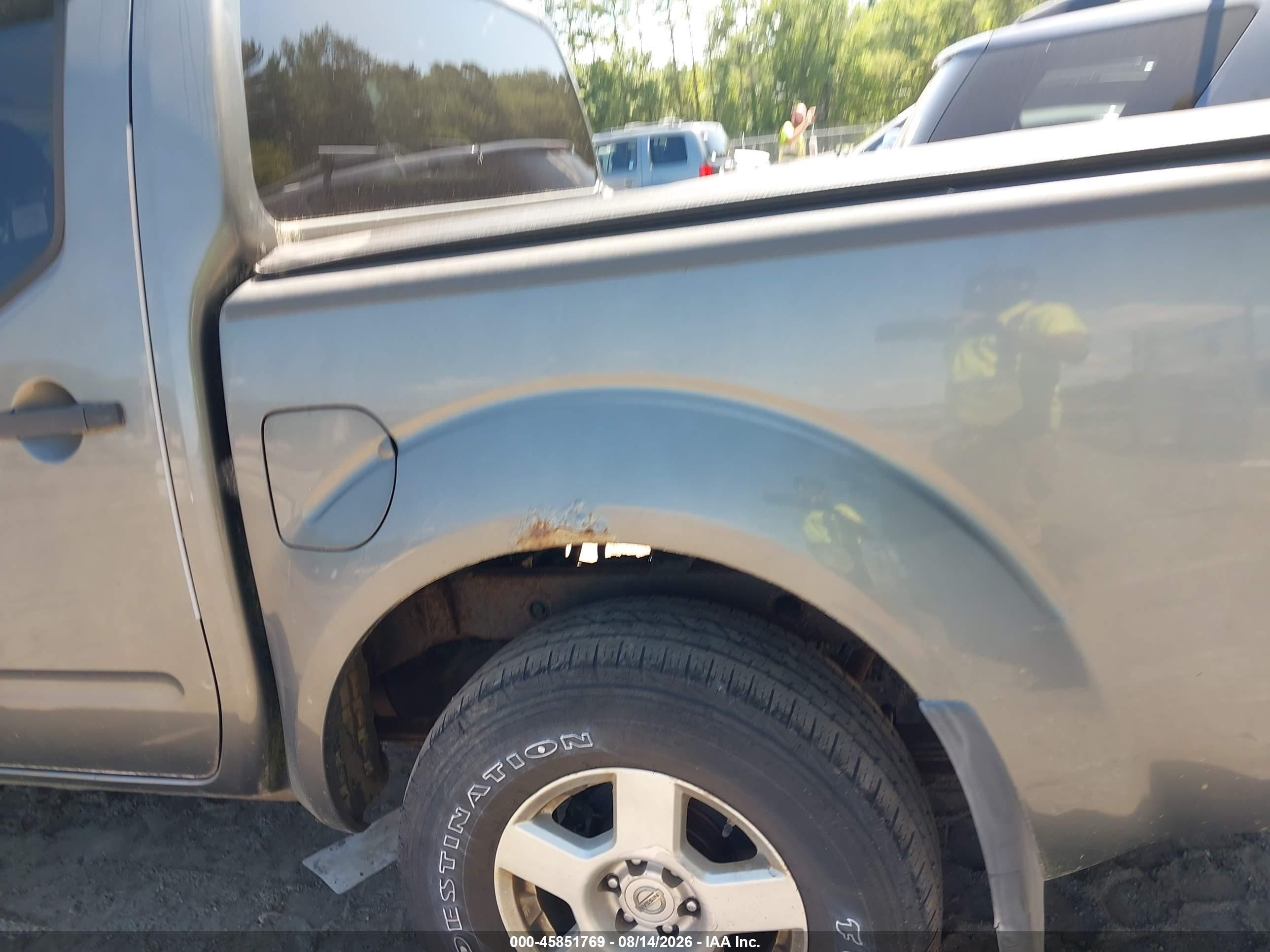 2007 Nissan Frontier Se Серый vin: 1N6AD07W77C438877